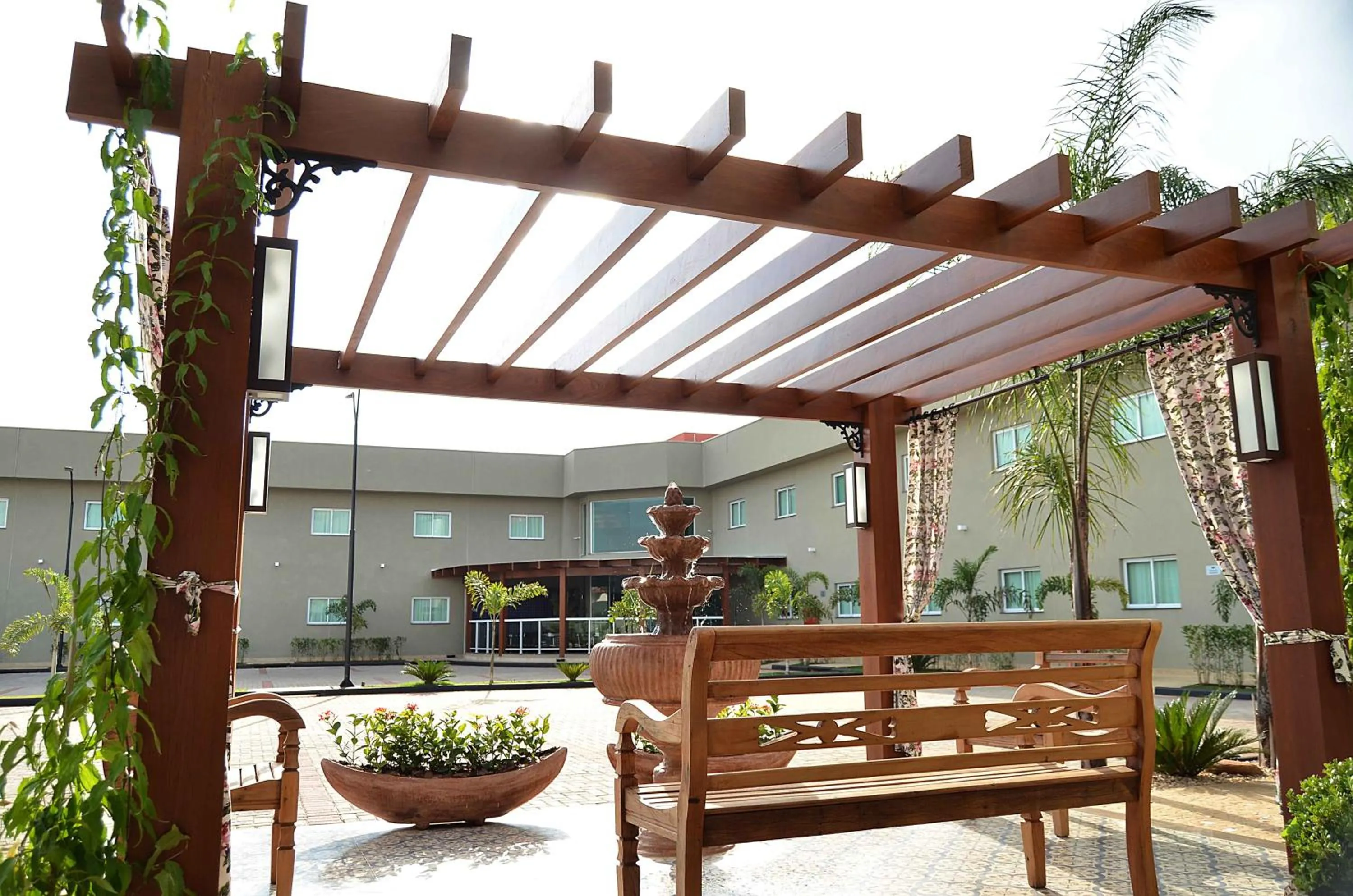 Patio in Hotel Matão By Mercure