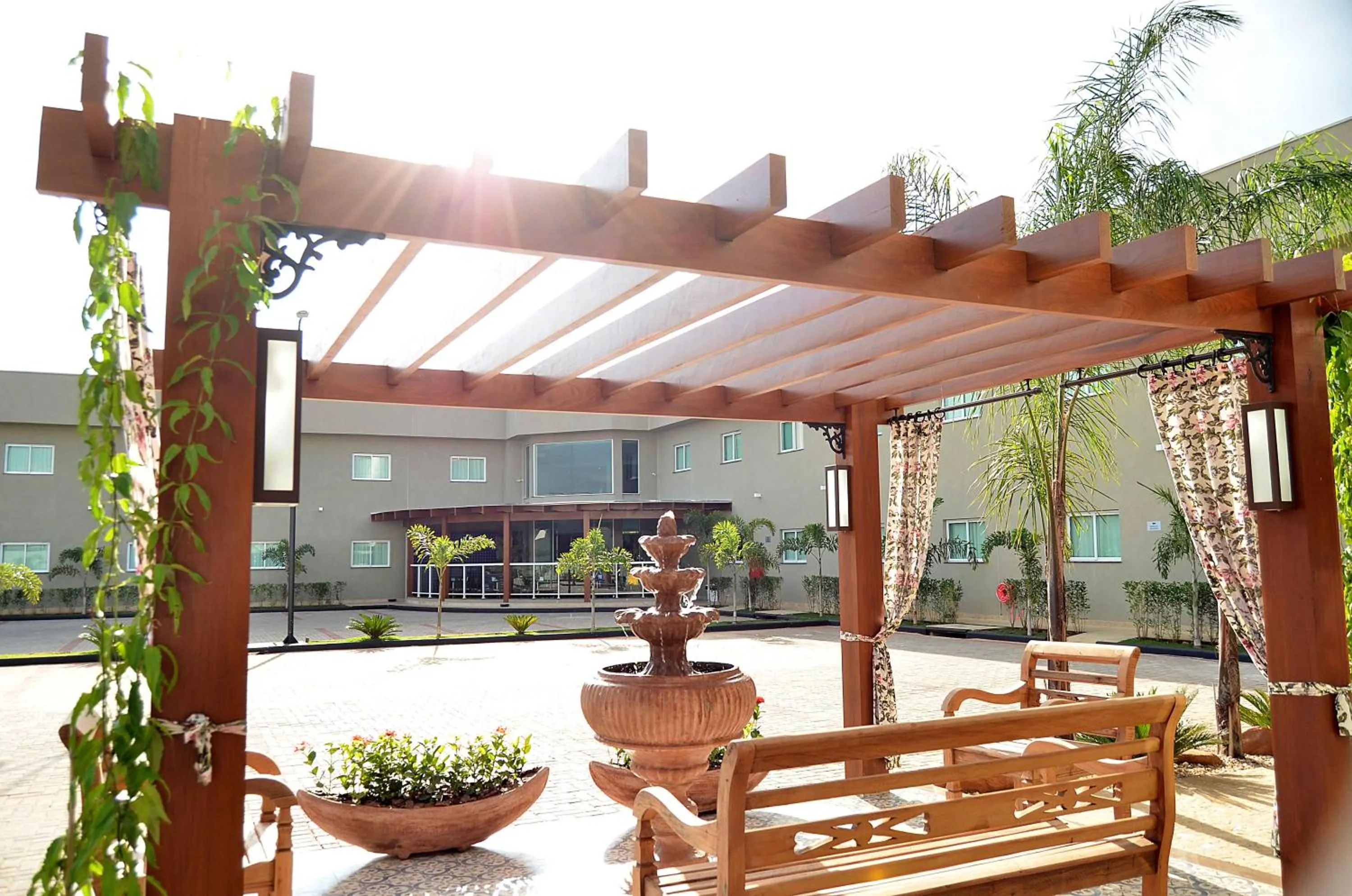 Patio in Hotel Matão By Mercure