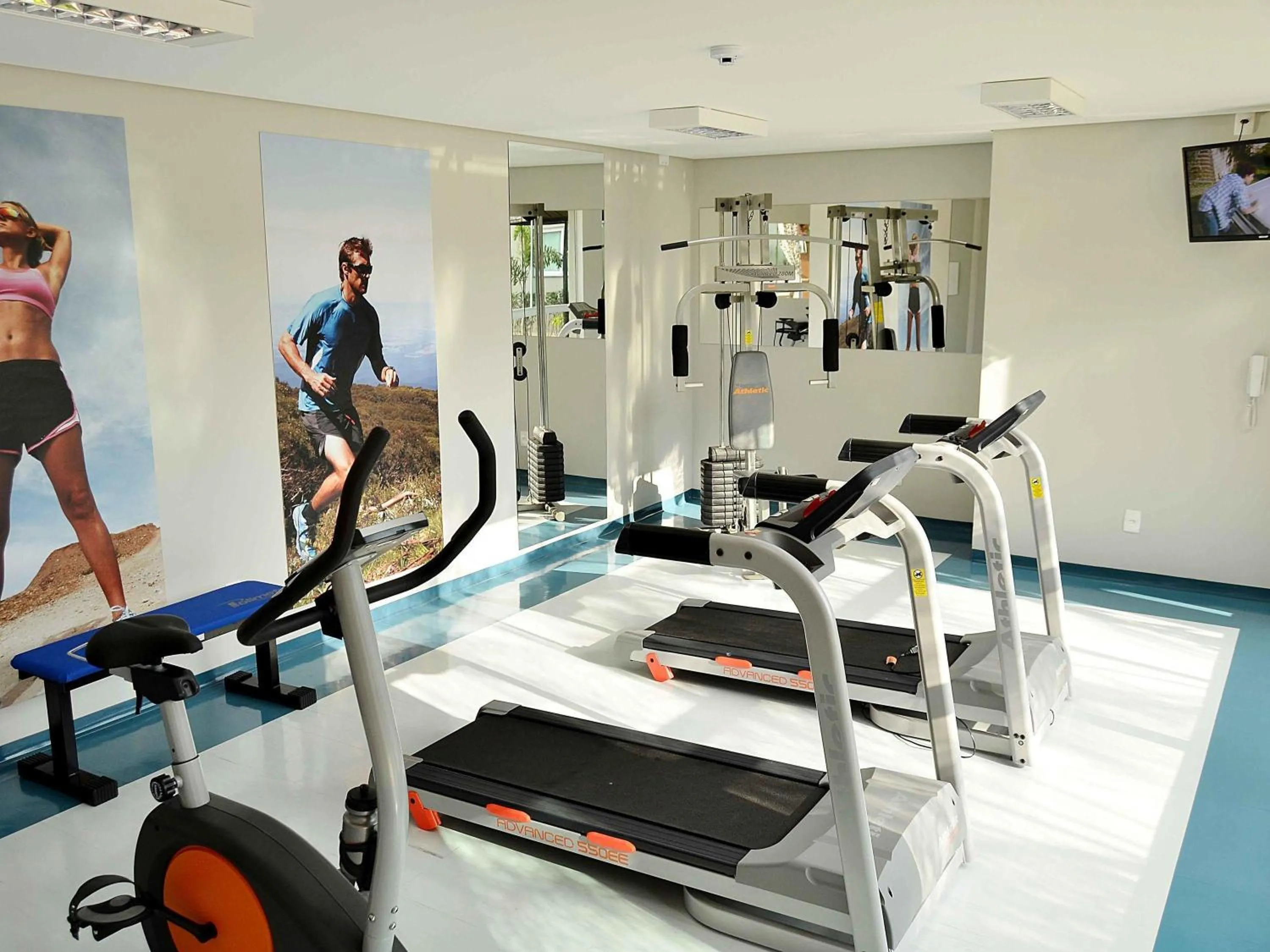 Fitness centre/facilities in Hotel Matão By Mercure