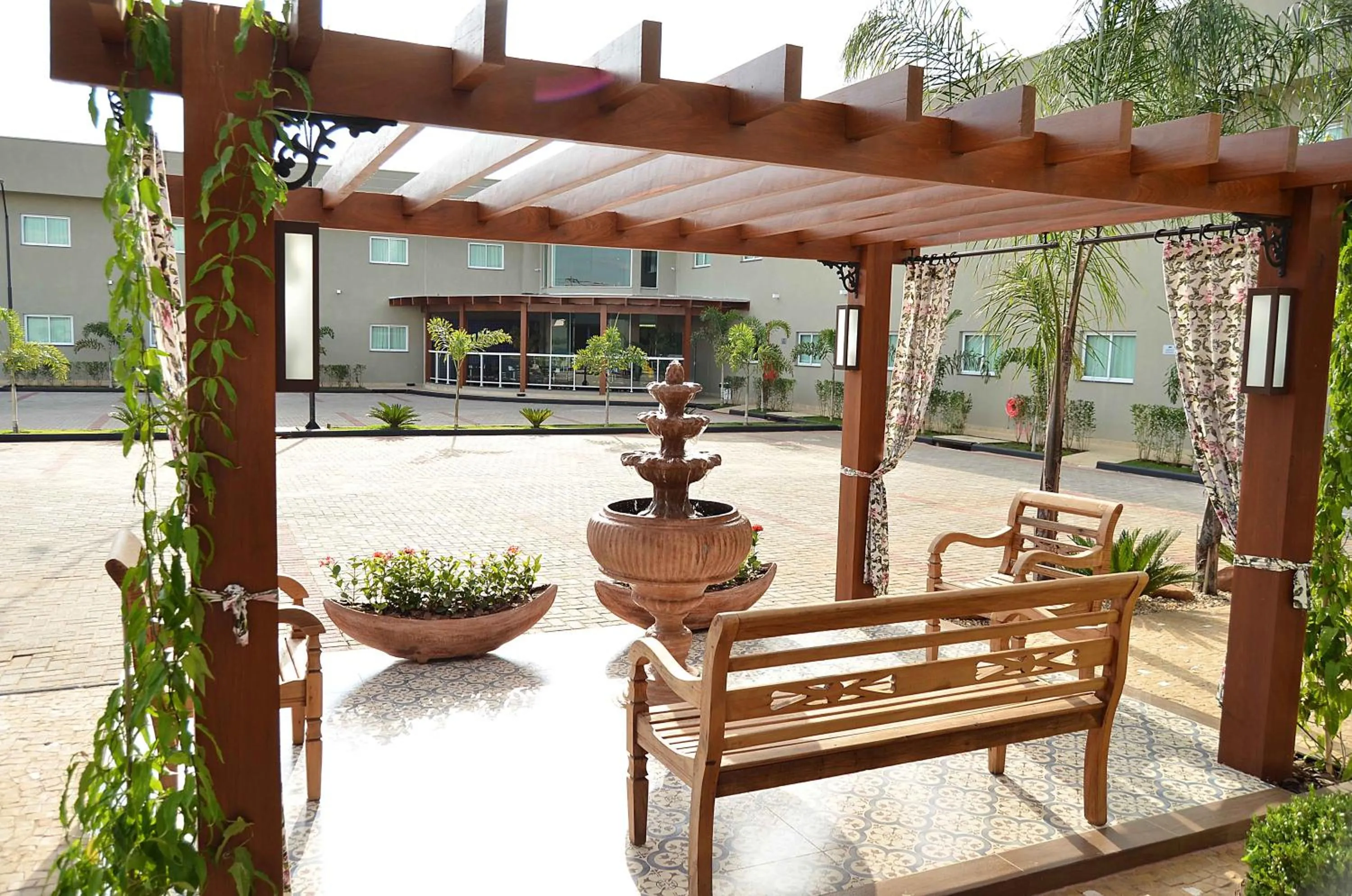 Patio in Hotel Matão By Mercure