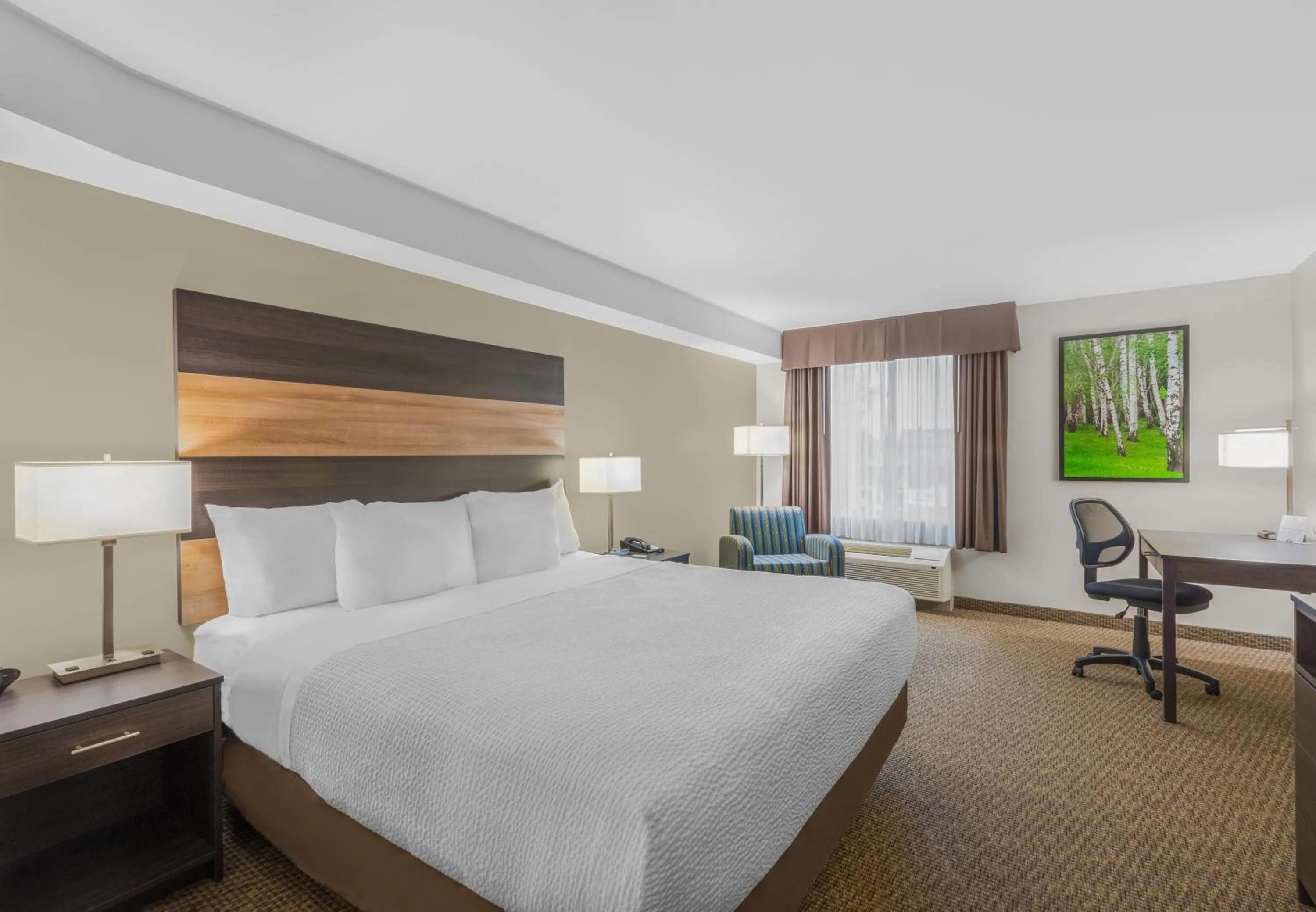 Bed in Days Inn & Suites by Wyndham Lindsay