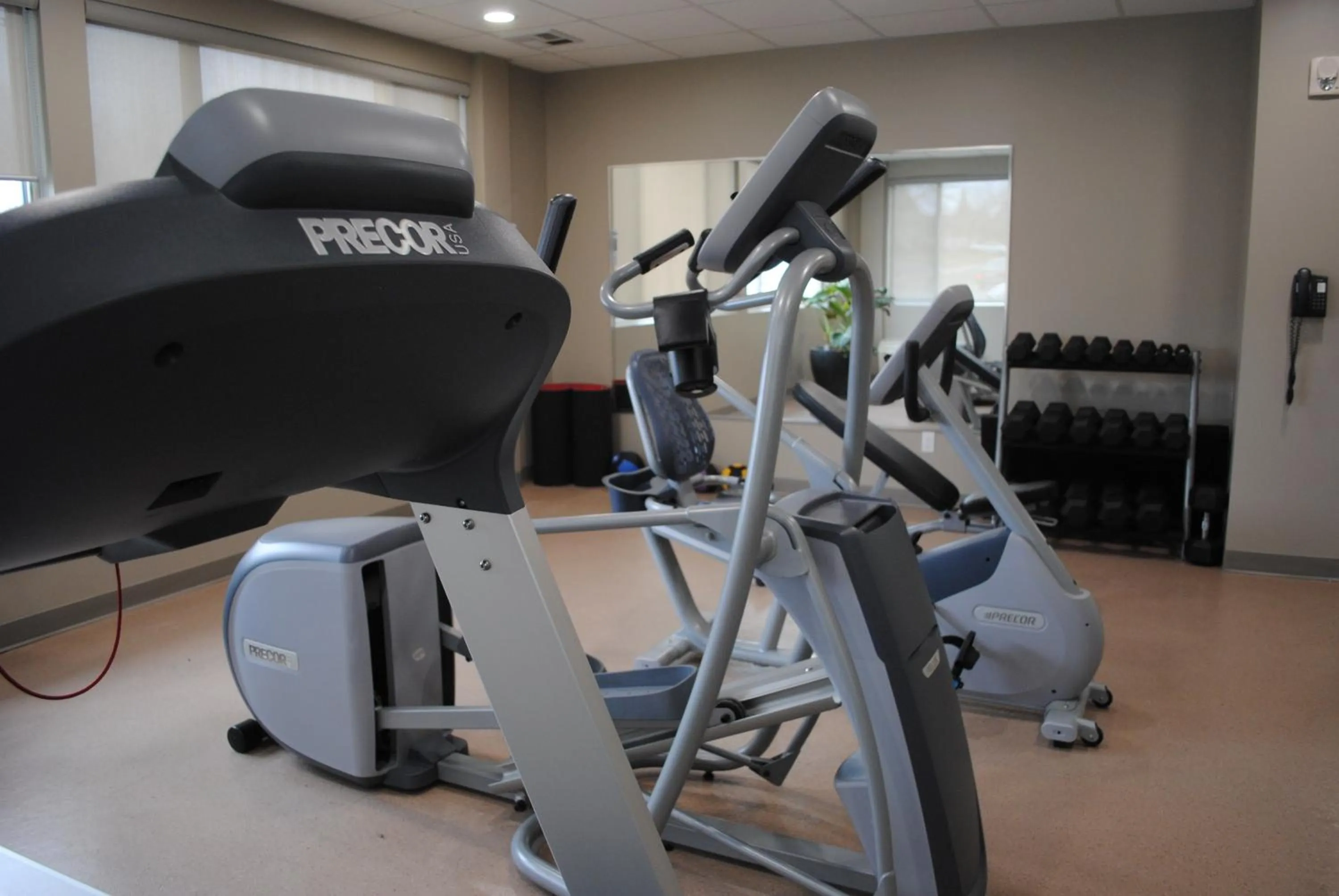 Fitness centre/facilities in Days Inn & Suites by Wyndham Lindsay