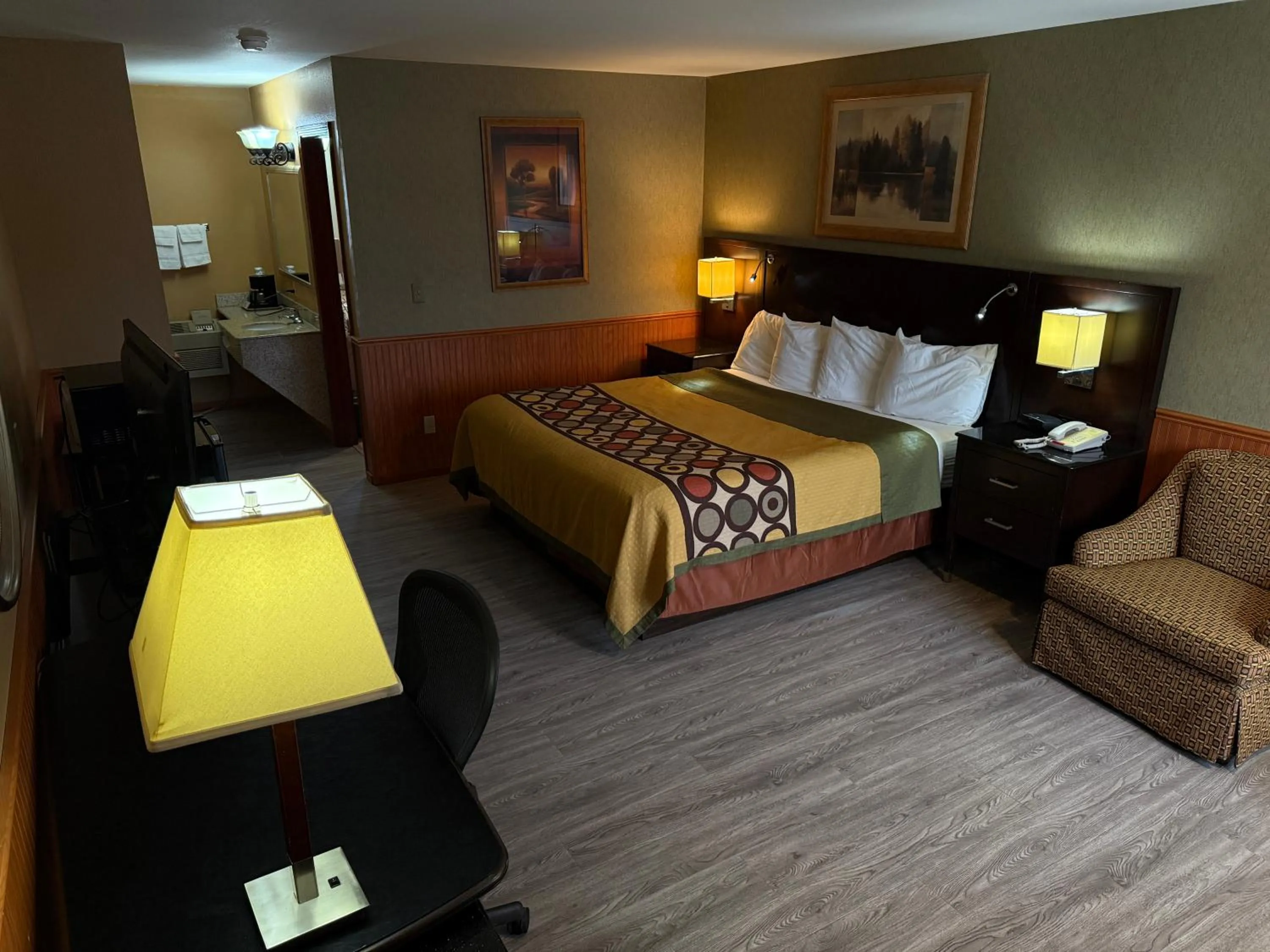 Bed in Stewart Lodge