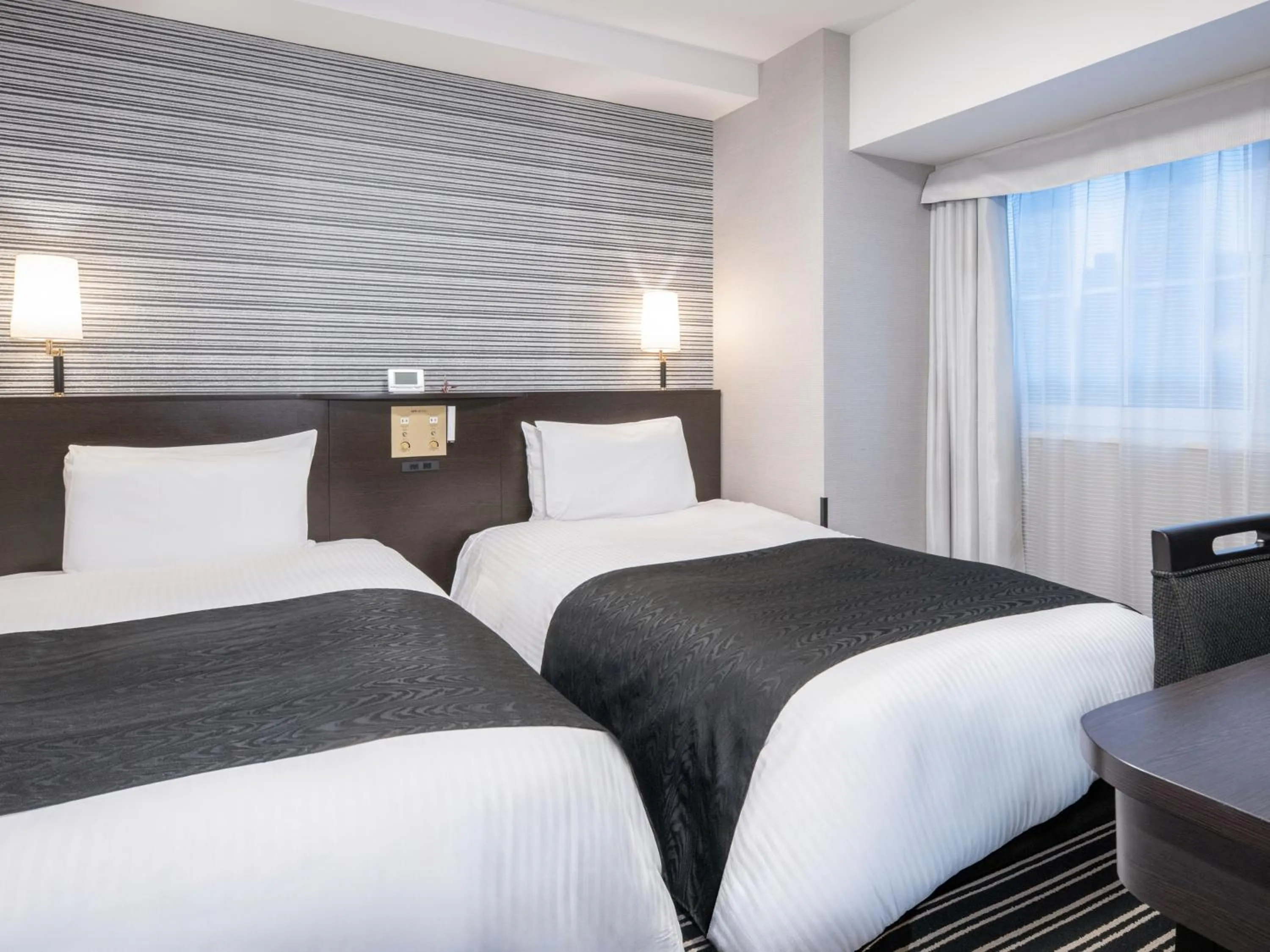 Bed in APA Hotel Shinjuku Kabukicho Tower