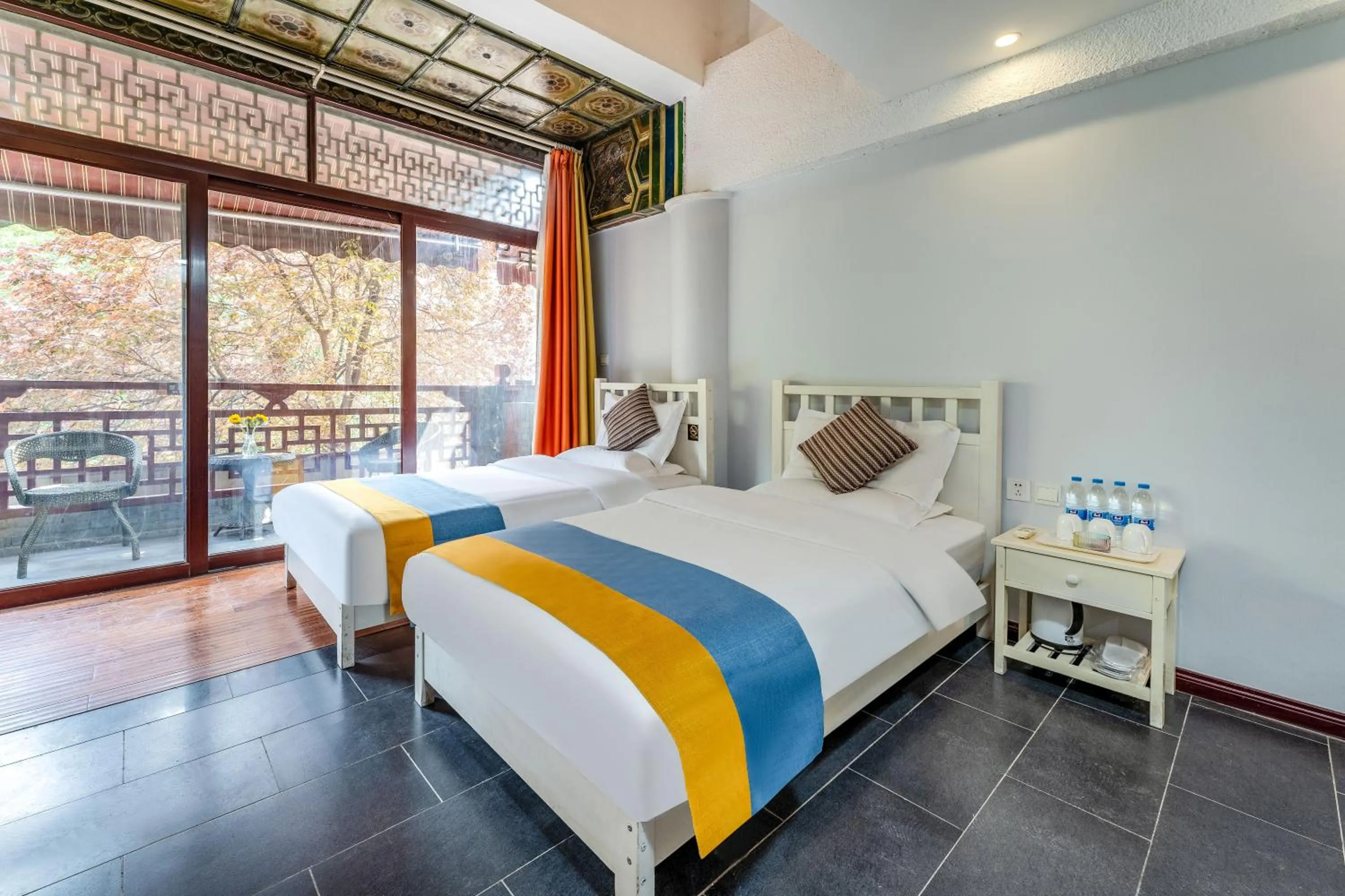 Bed in Xi'an See Tang Guesthouse