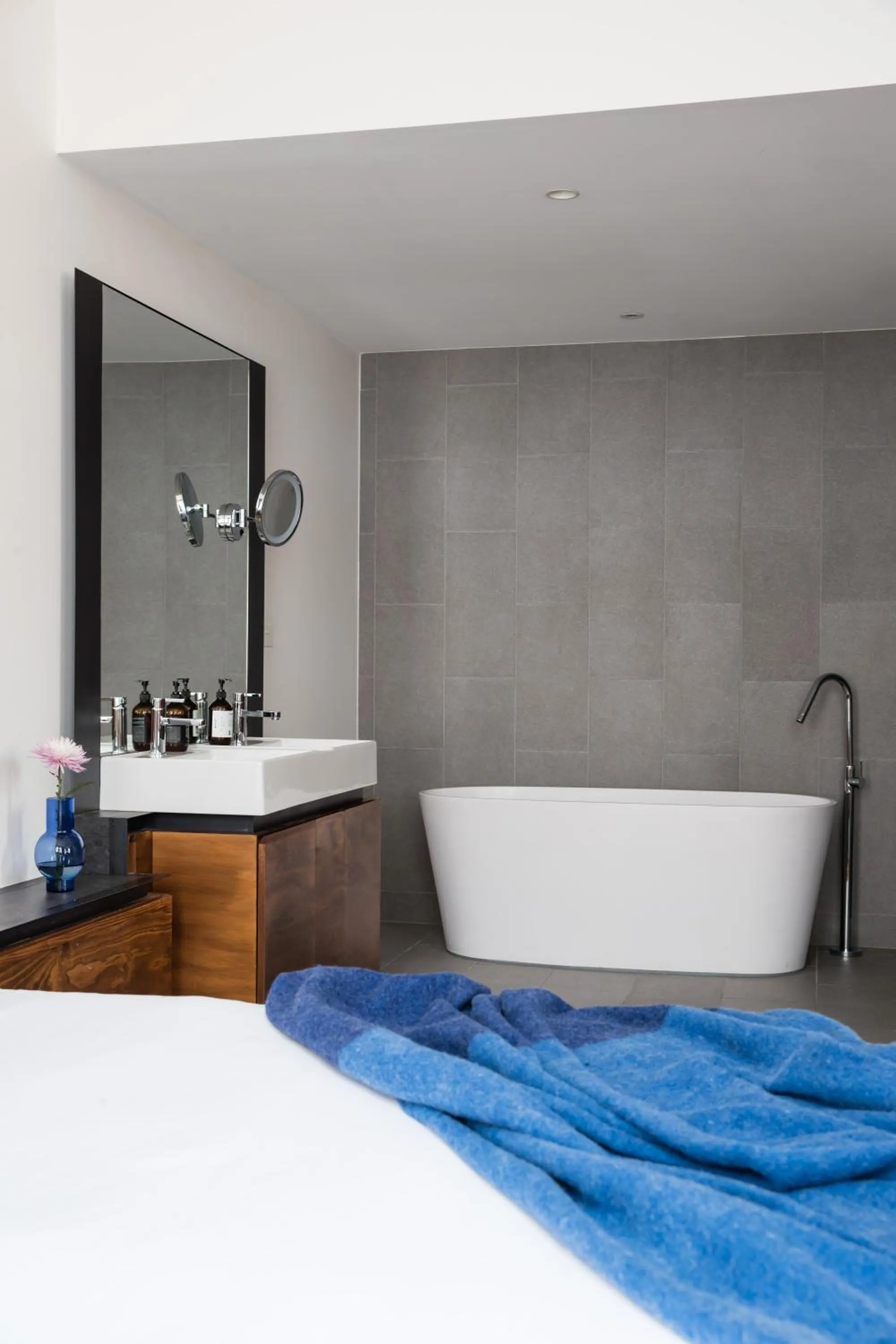 Bathroom, Bed in The Old Clare by Ode Hotels