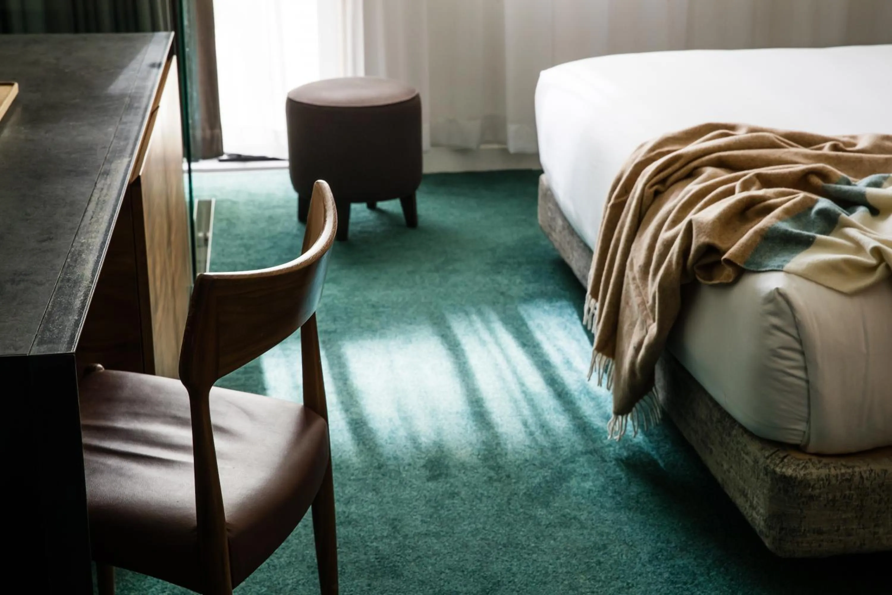 Decorative detail, Bed in The Old Clare by Ode Hotels