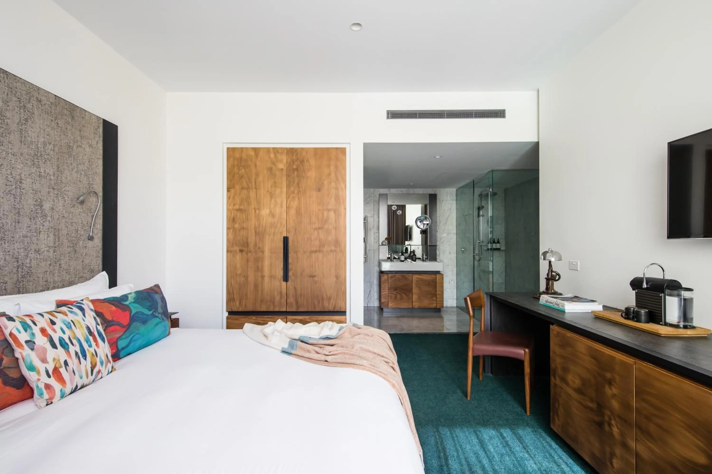 Shower, Bed in The Old Clare by Ode Hotels