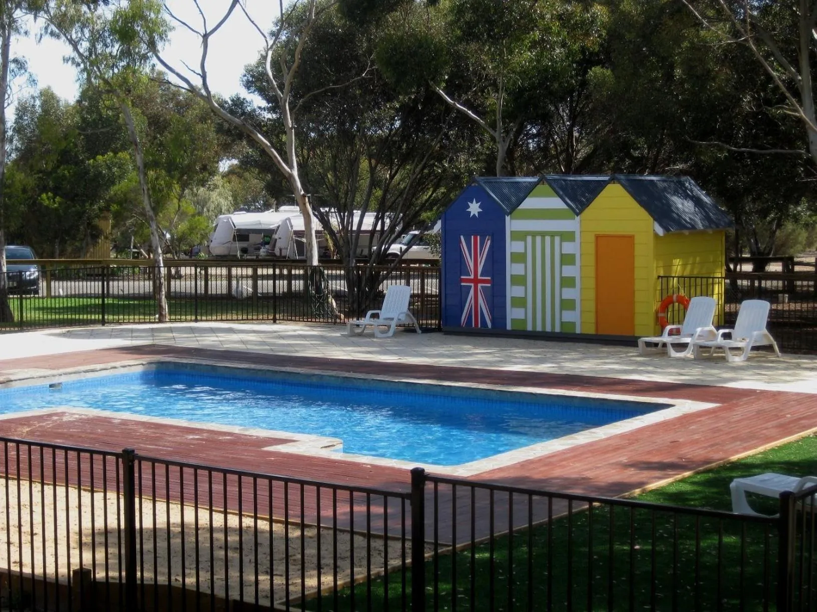 Swimming pool in BIG4 Port Willunga Tourist Park