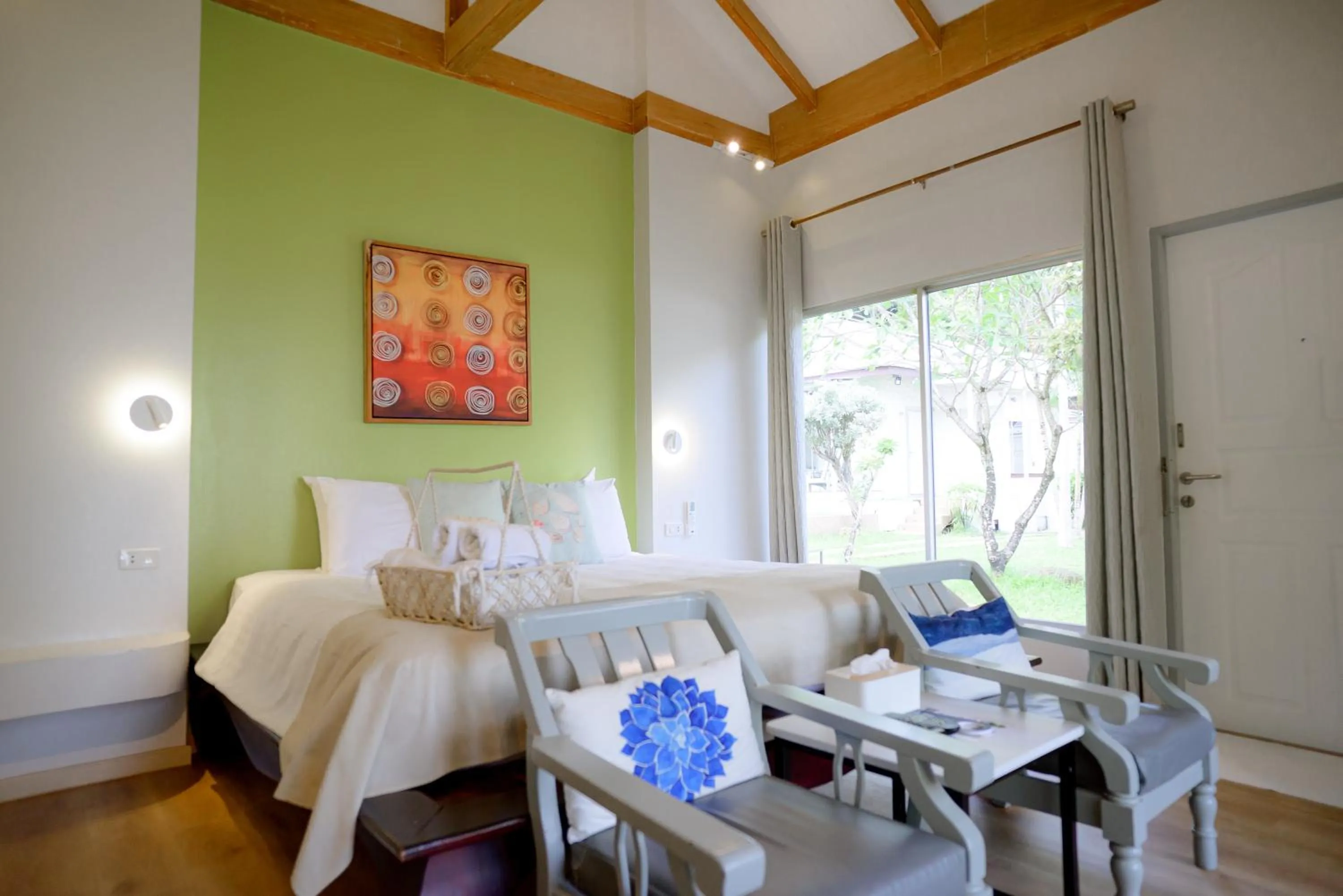 Bed in Seashell Village Resort