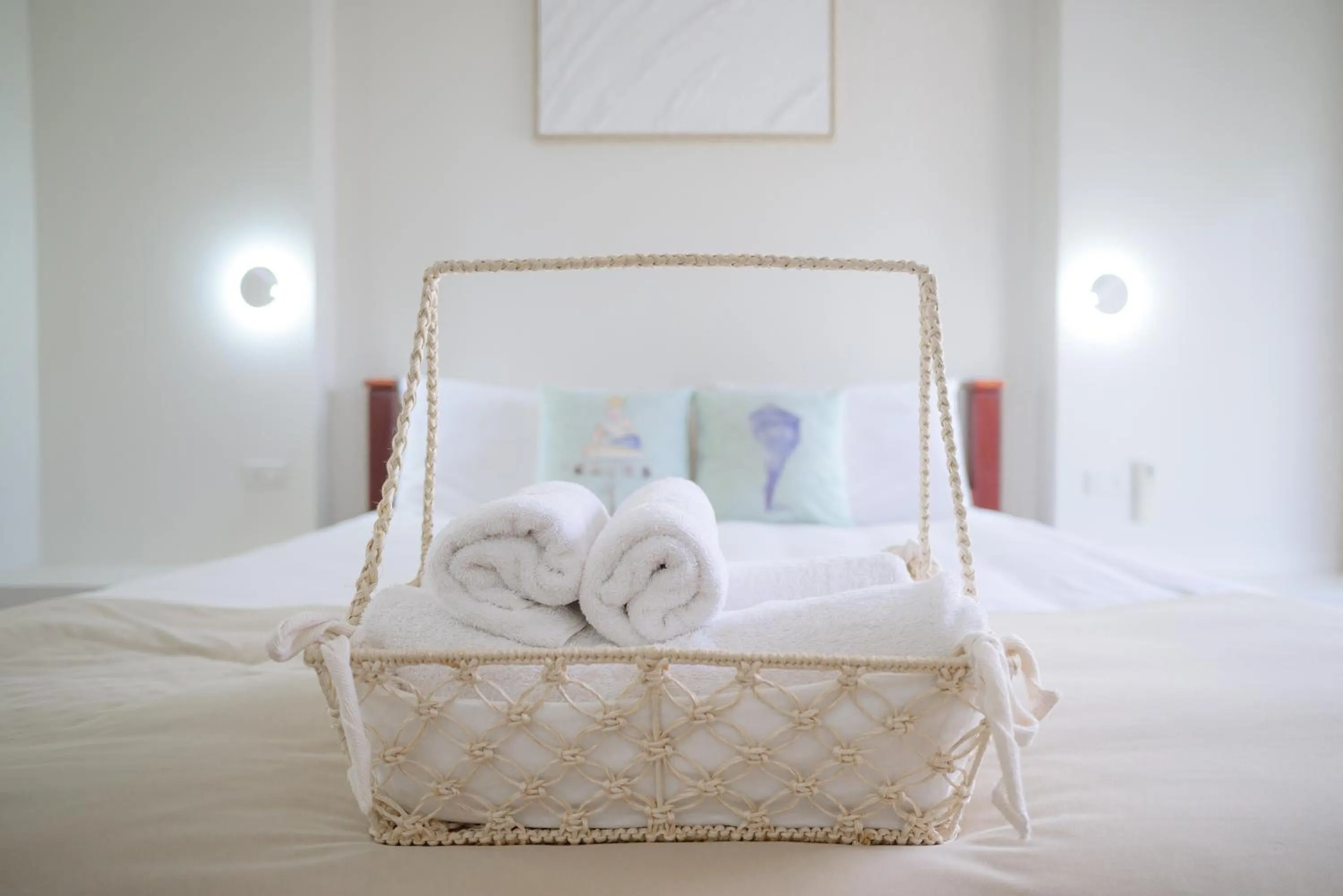 Bed in Seashell Village Resort