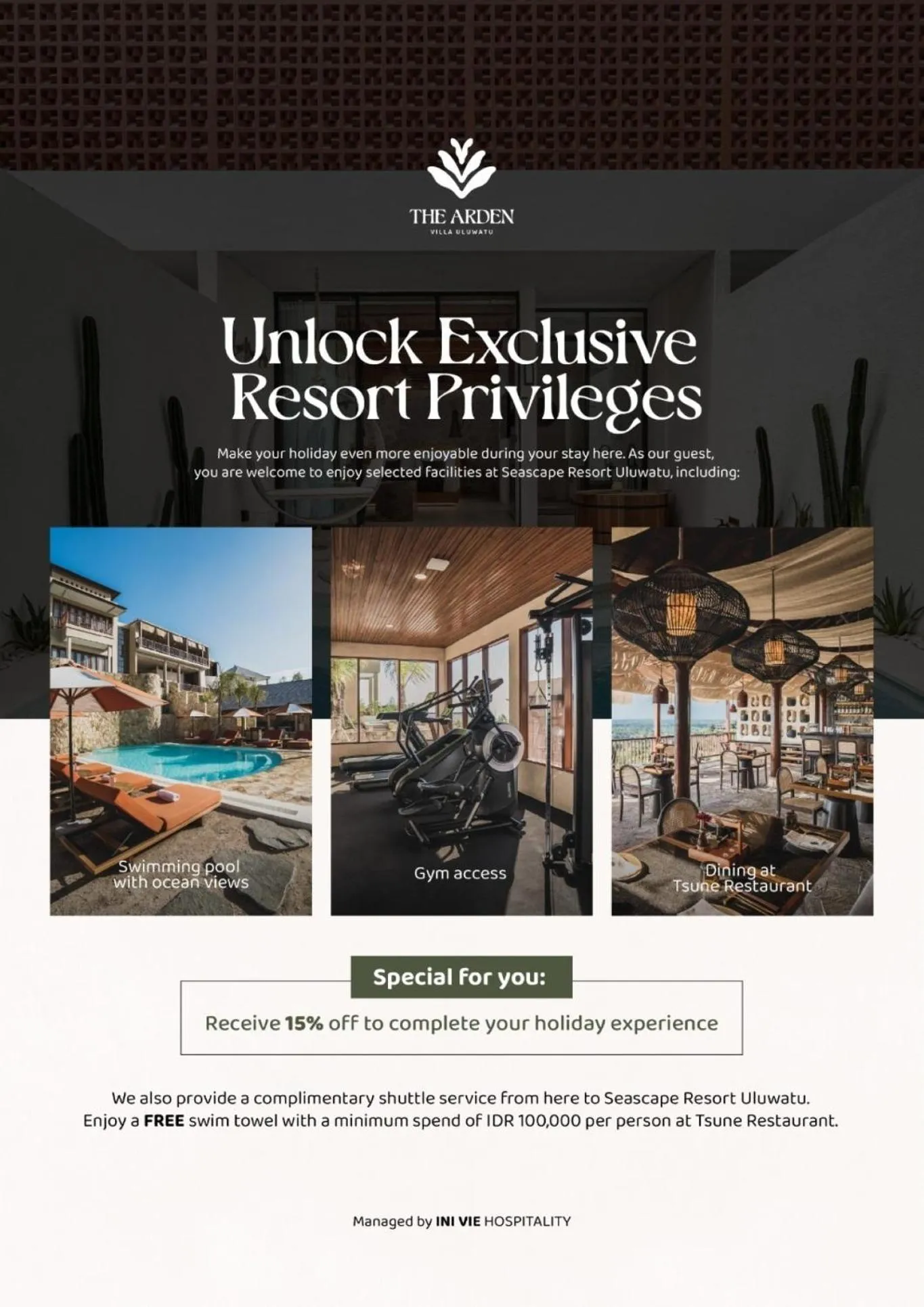 Activities in The Arden Villa Uluwatu by Ini Vie Hospitality