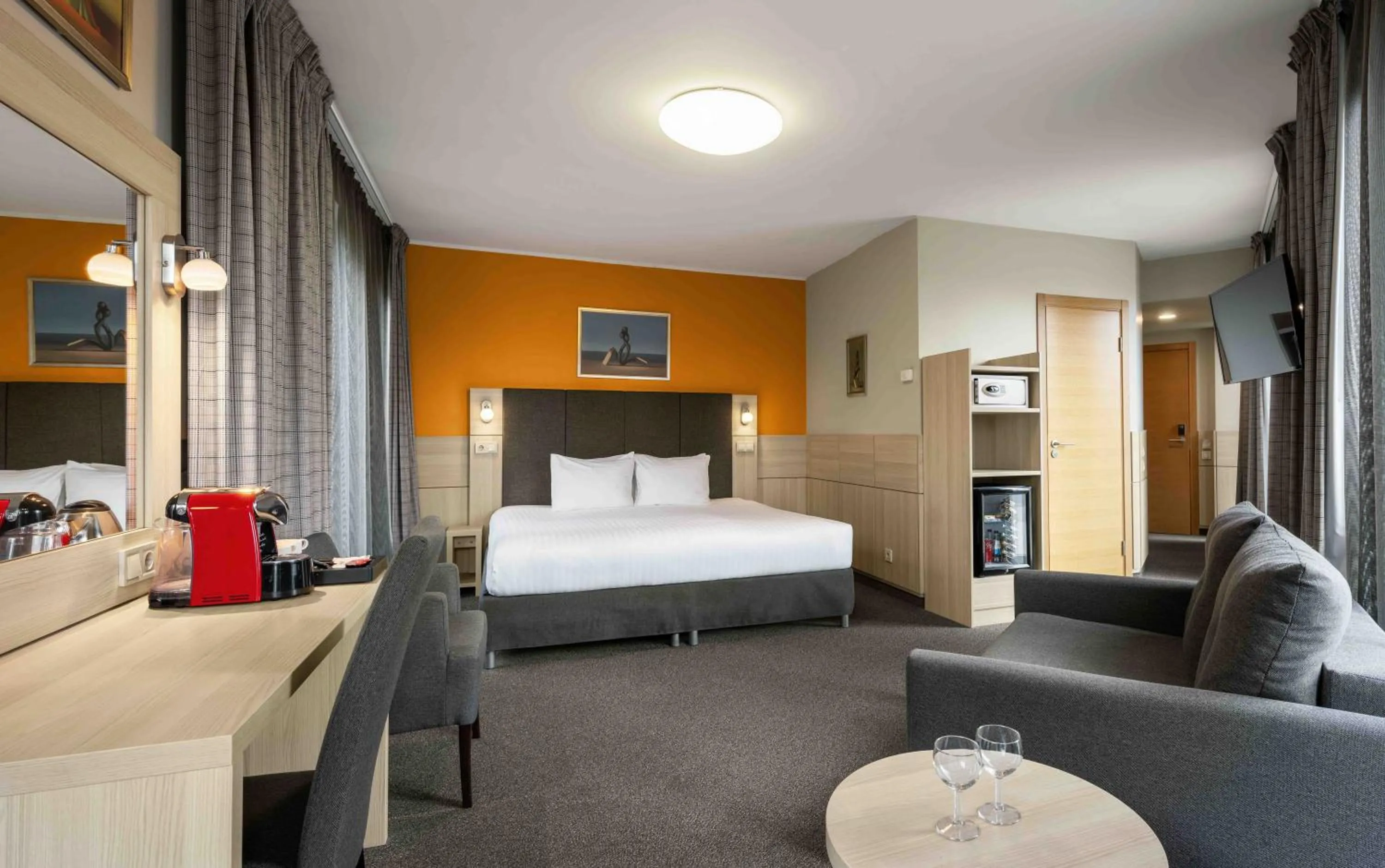 Bed in Wellton Riga Hotel & SPA