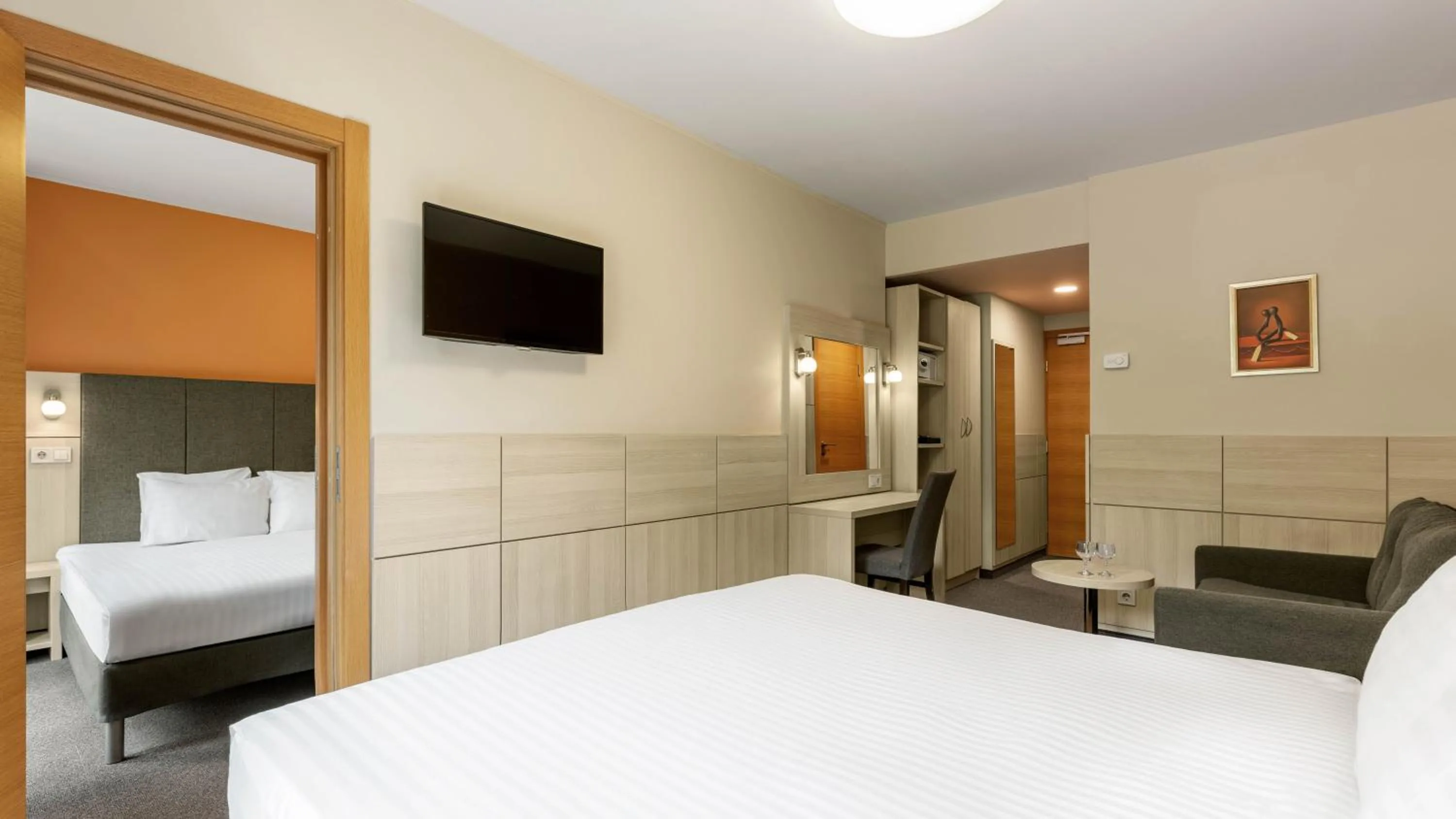 Bed in Wellton Riga Hotel & SPA