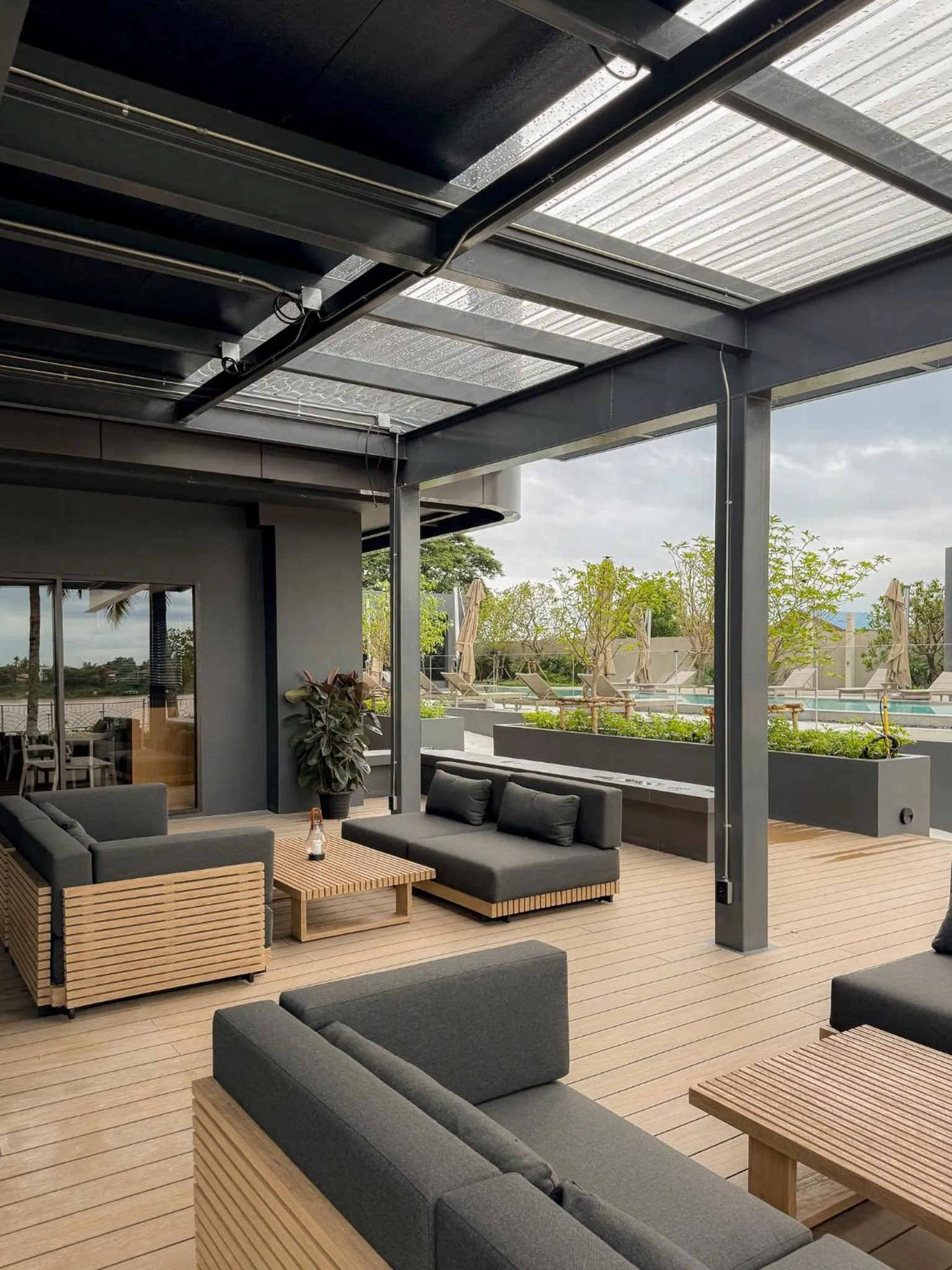 Balcony/Terrace in LePont Riverfront Resort Nongkhai