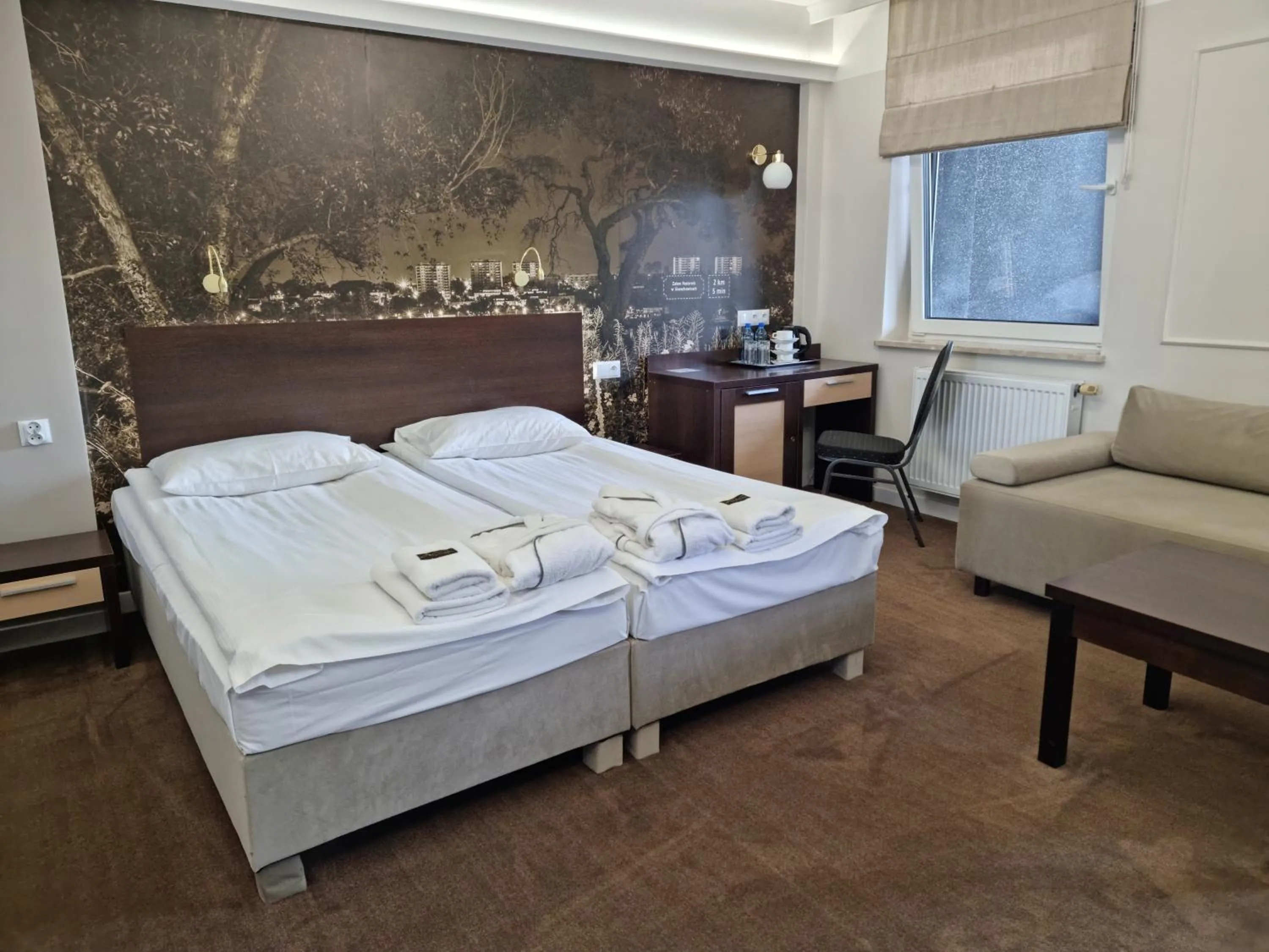 Bed in Hotel Senator Konferencje & SPA