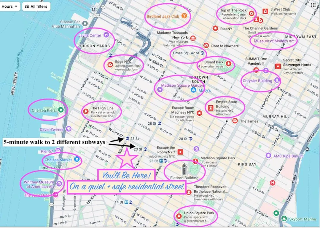 Nearby landmark in Interfaith 21st Street