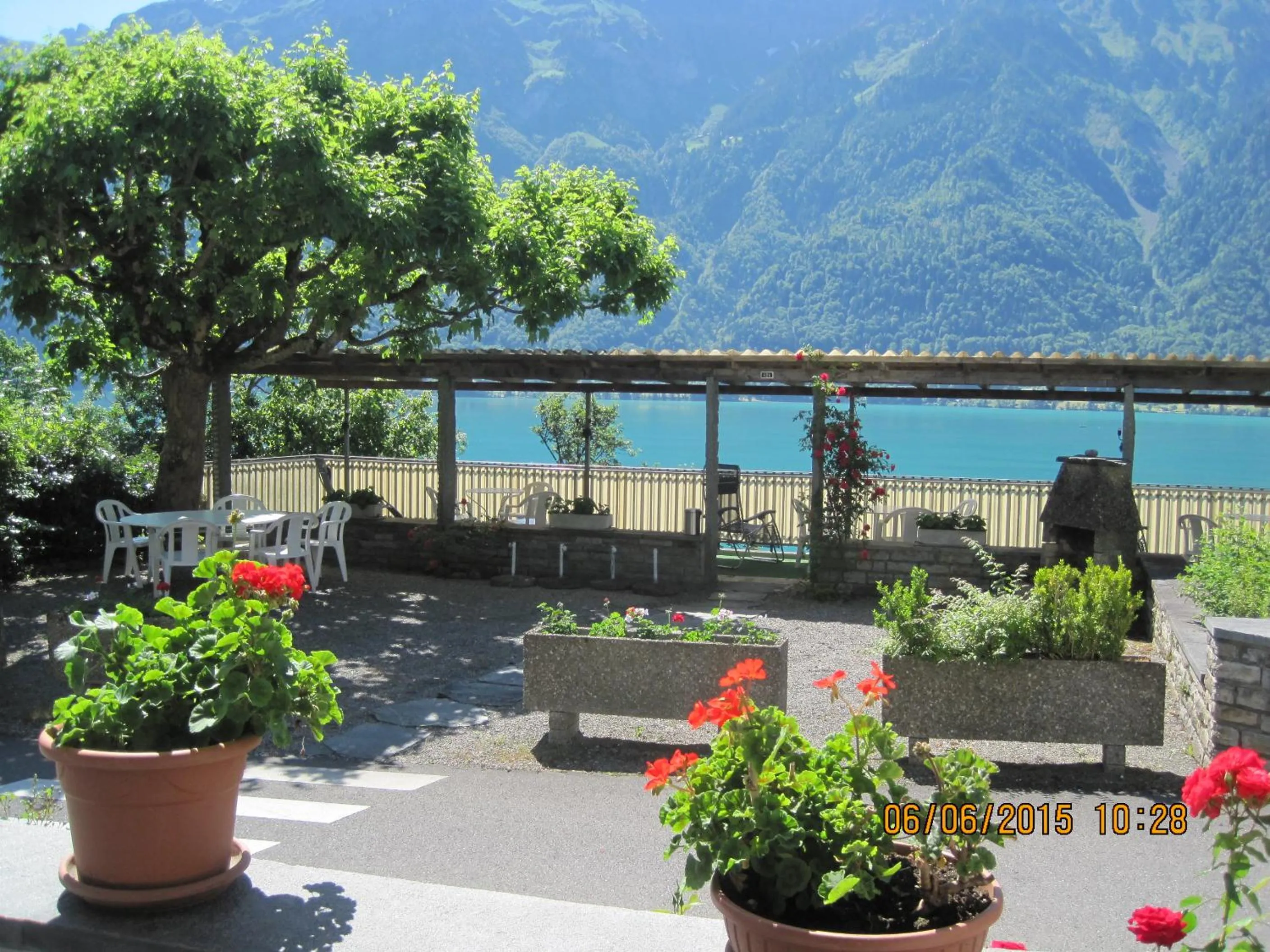 Balcony/Terrace in Alpina Boutique Hotel Interlaken - Ringgenberg - Adults only !