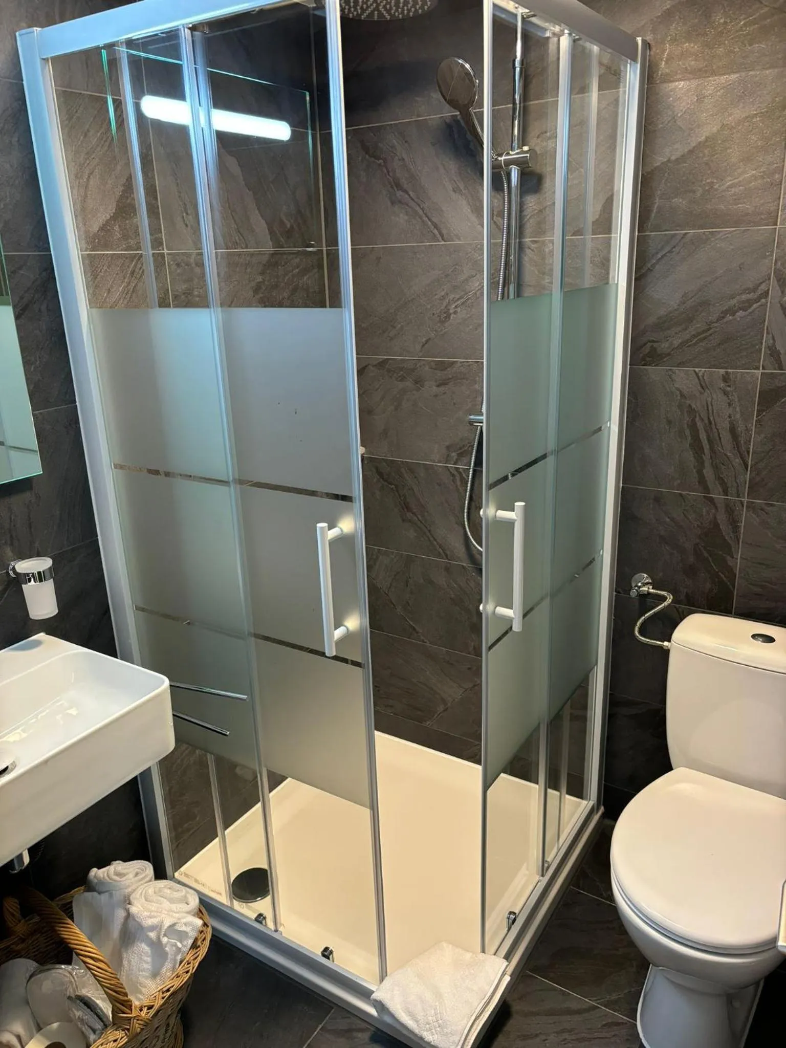 Bathroom in Alpina Boutique Hotel Interlaken - Ringgenberg - Adults only !