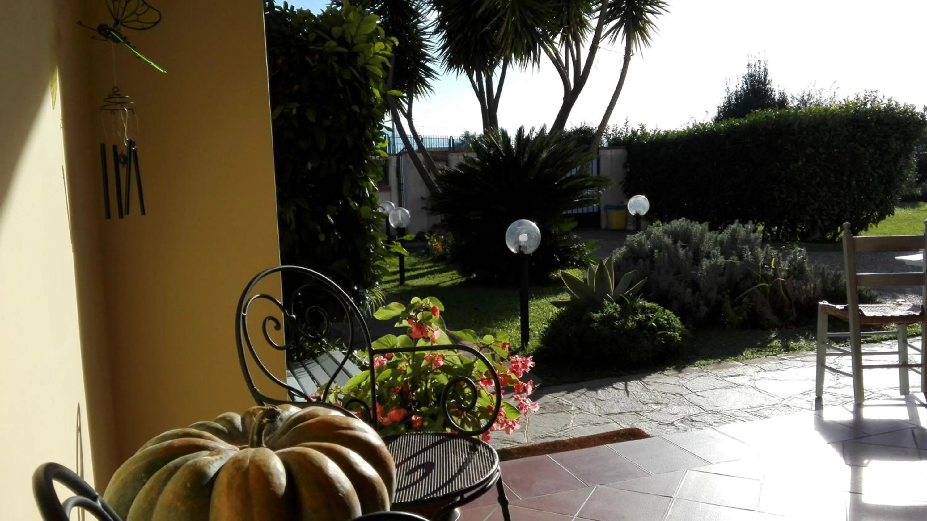 Garden view in Casa Iovara