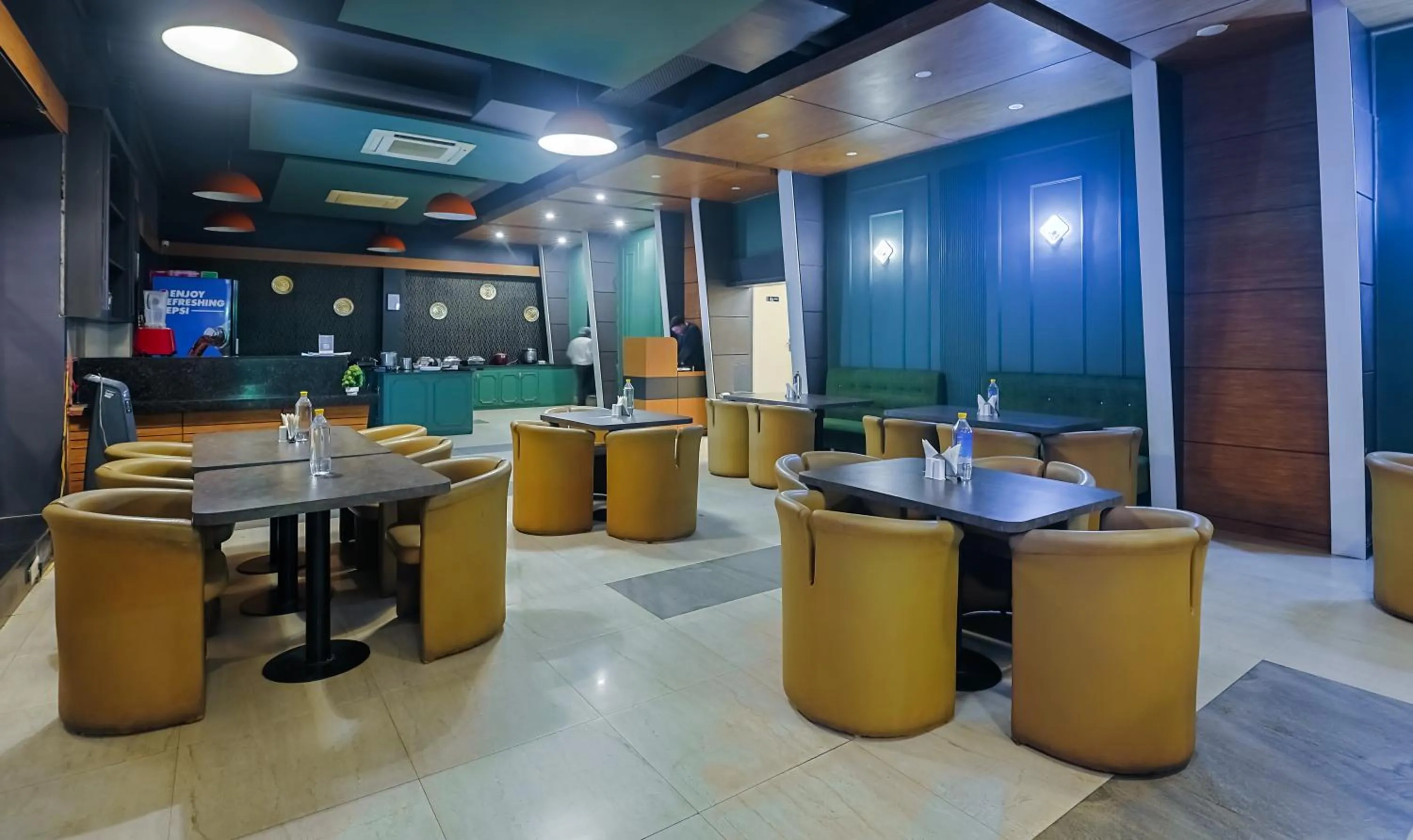 Dining area in Max Hotels Prayagraj