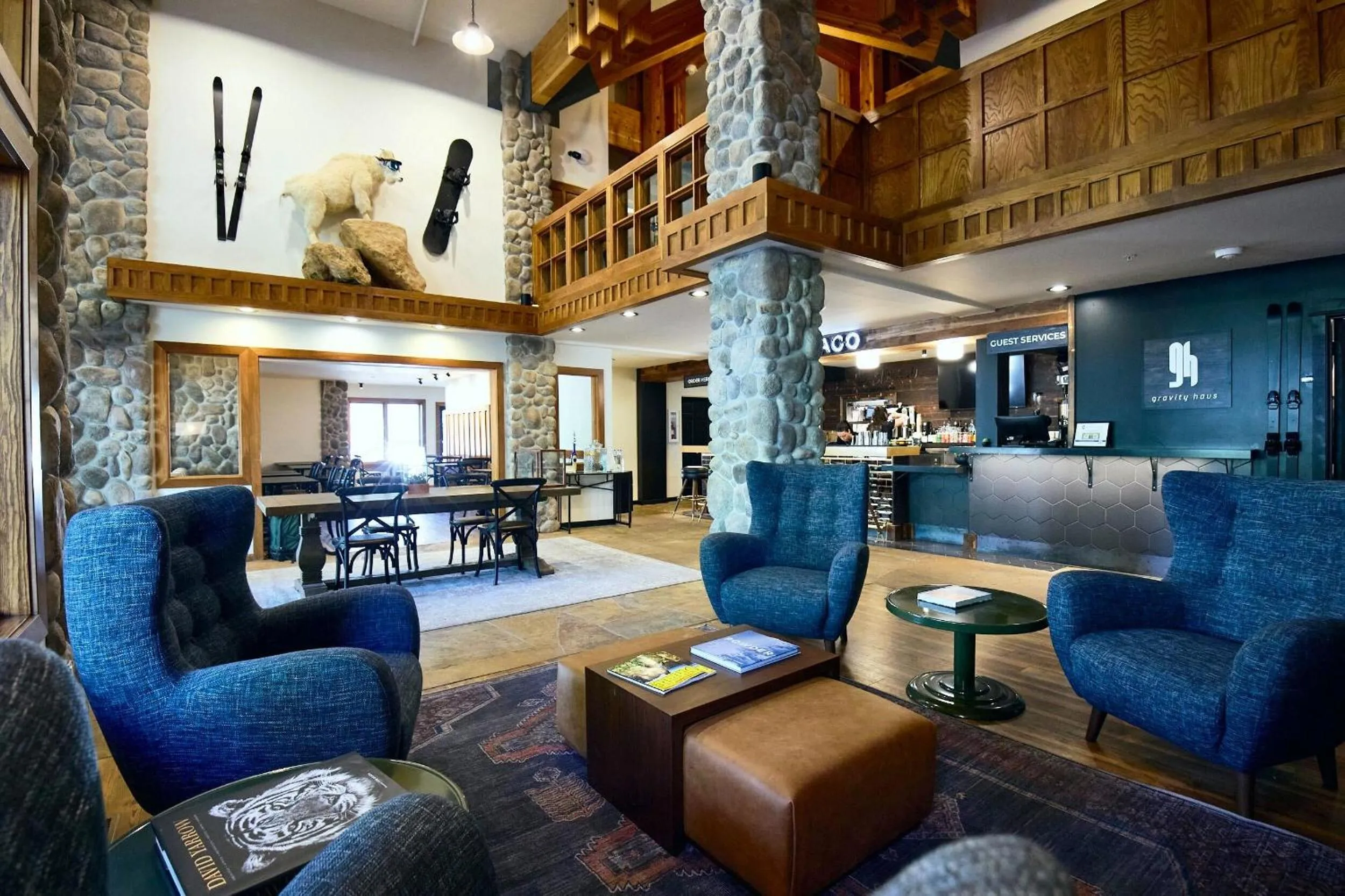 Lobby or reception in Gravity Haus Big Sky