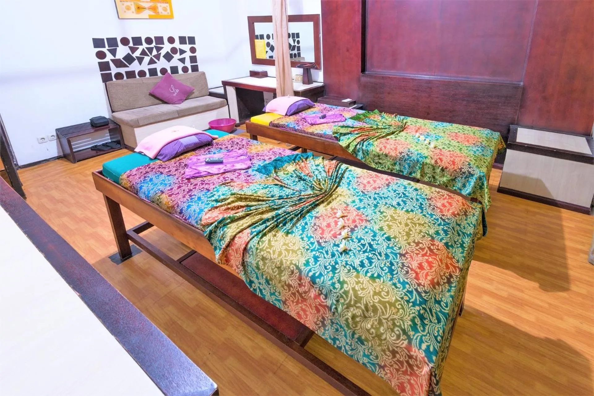 Spa and wellness centre/facilities, Bed in Private Pool Villas Kuta Bali