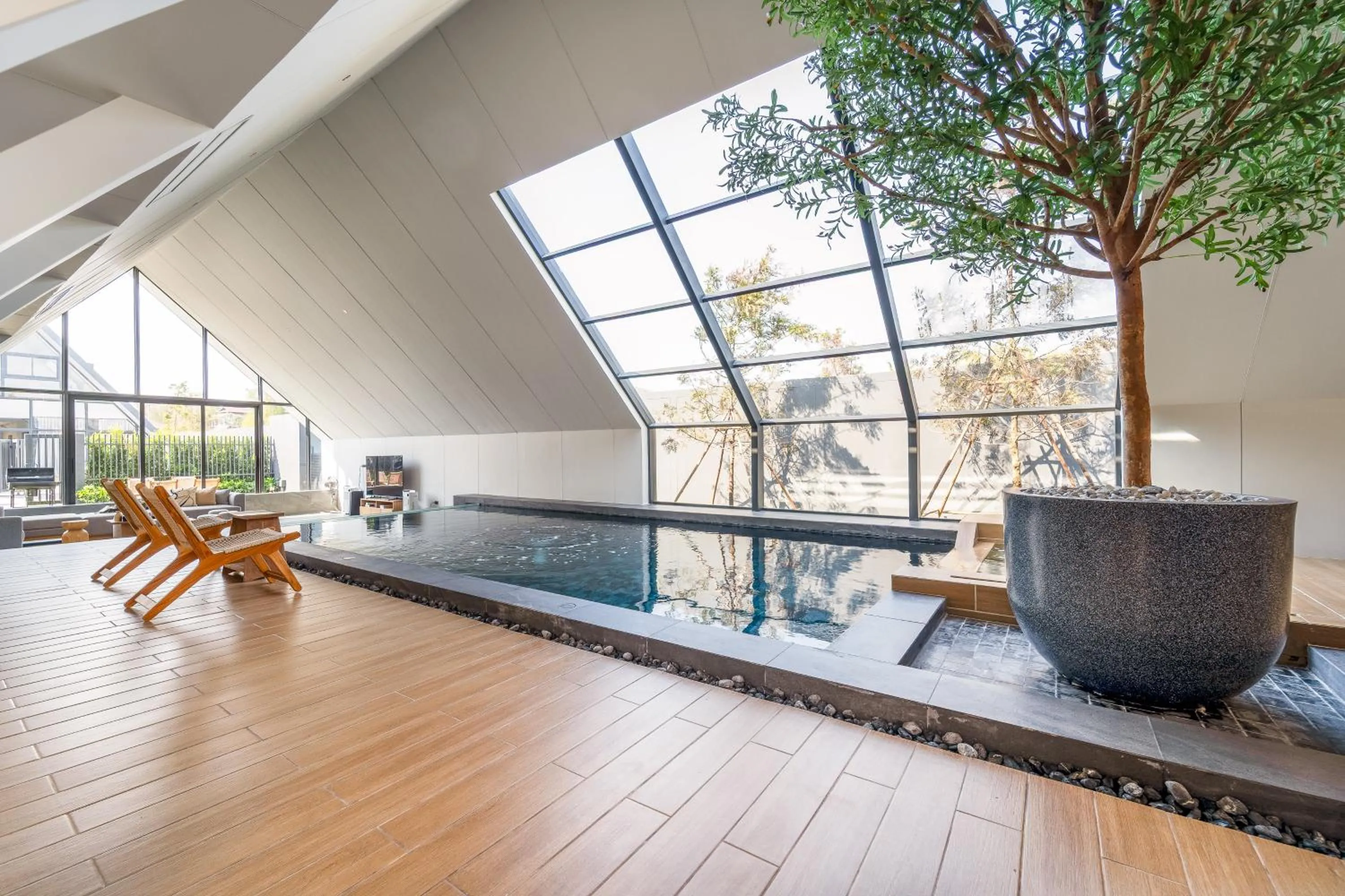 Swimming pool in WABI SABI Onsen Villa Hua Hin