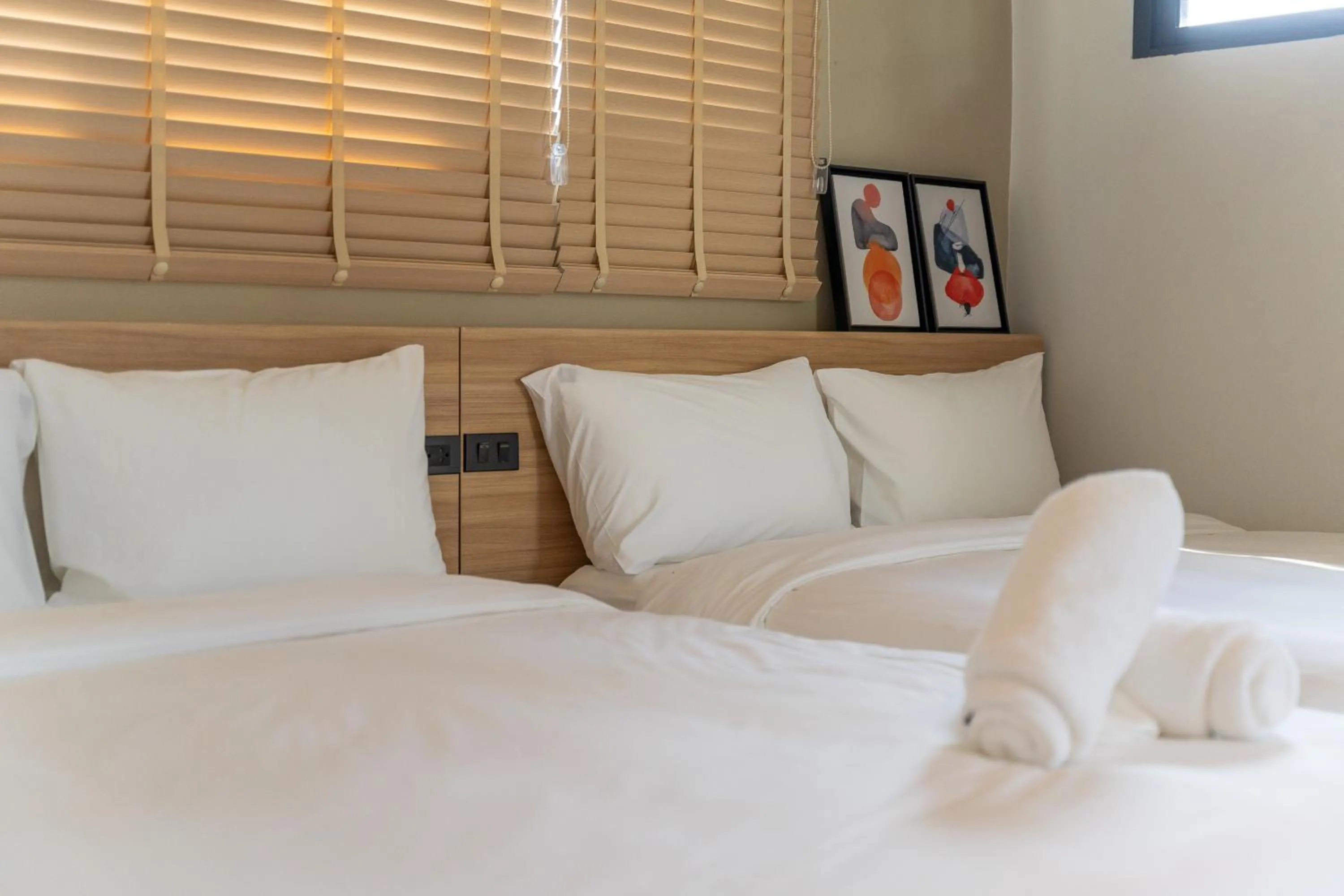 Bed in WABI SABI Onsen Villa Hua Hin