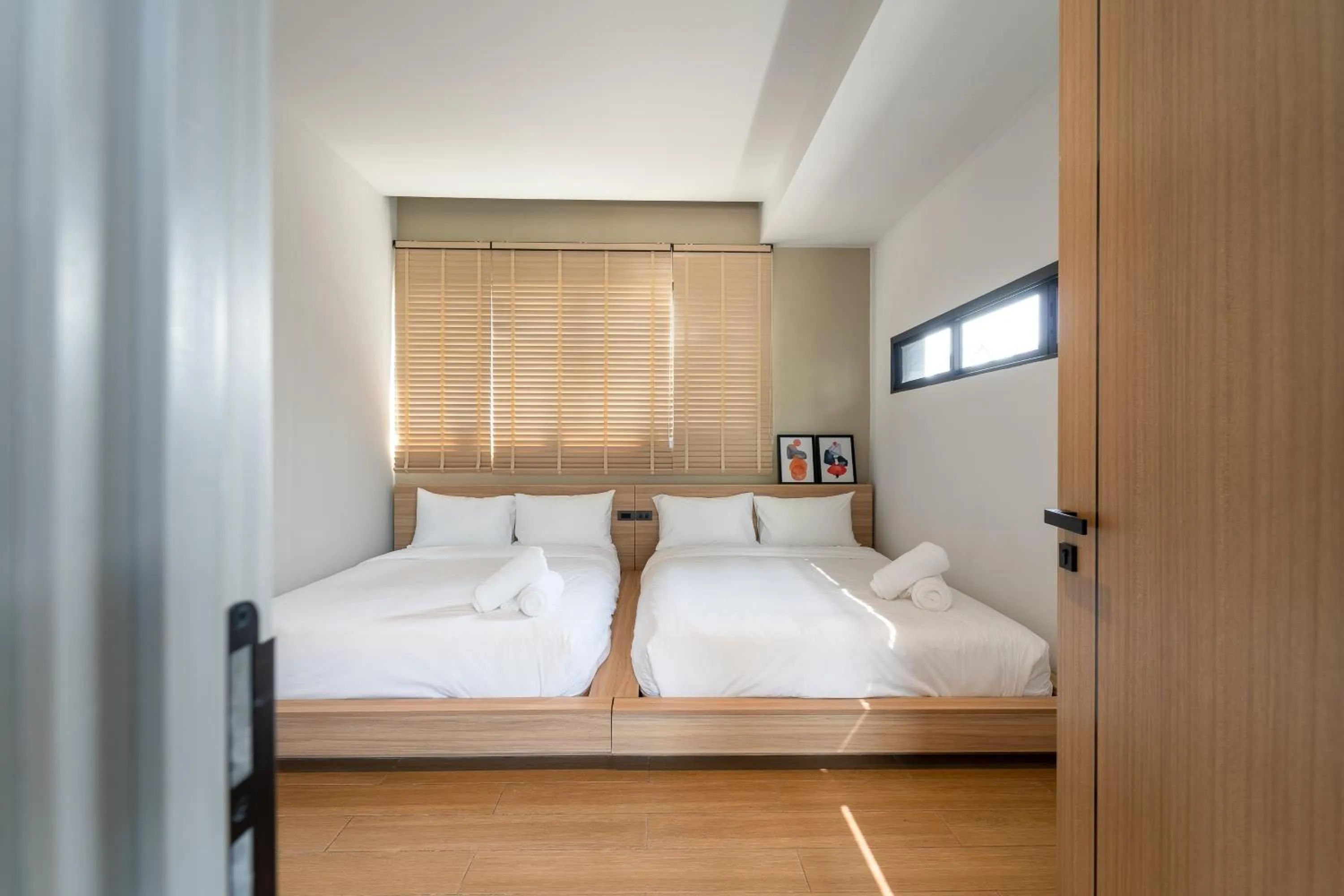 Bed in WABI SABI Onsen Villa Hua Hin