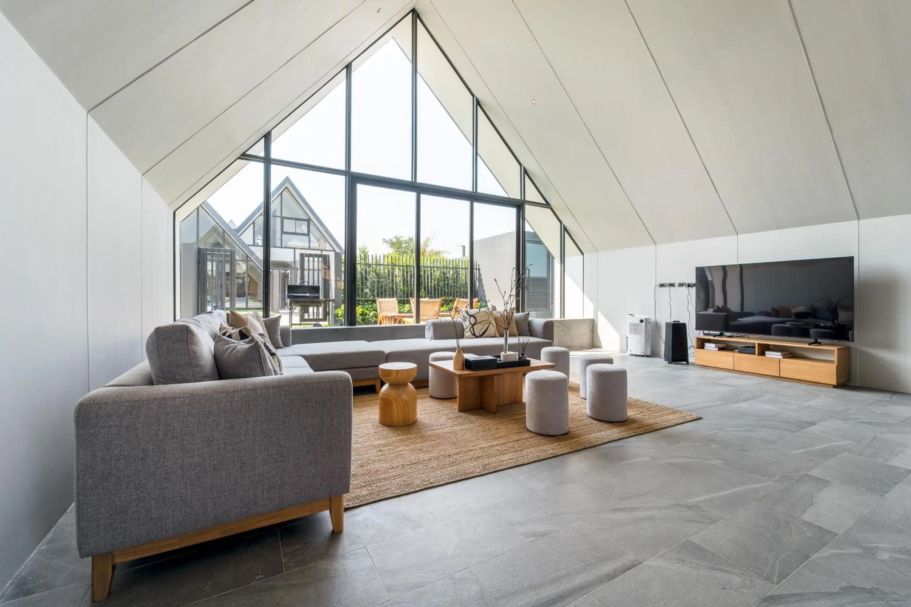 Living room in WABI SABI Onsen Villa Hua Hin