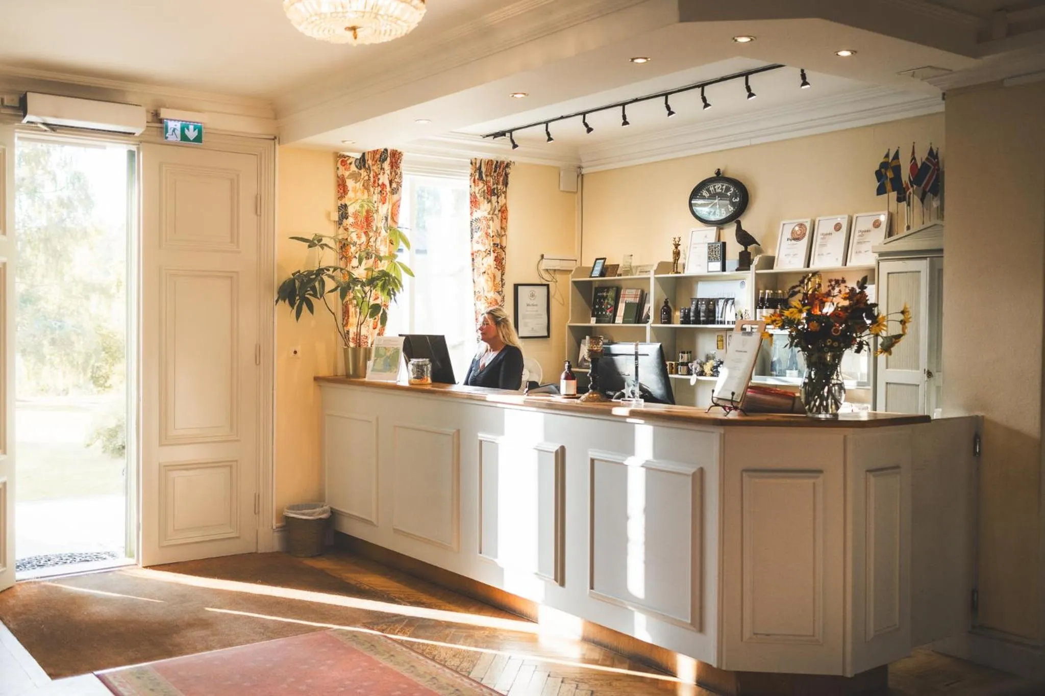 Lobby or reception in Färna Herrgård & Spa