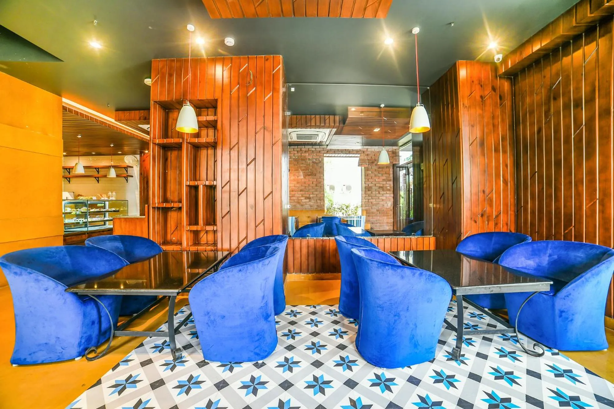 Dining area in Hotel Kings Corner