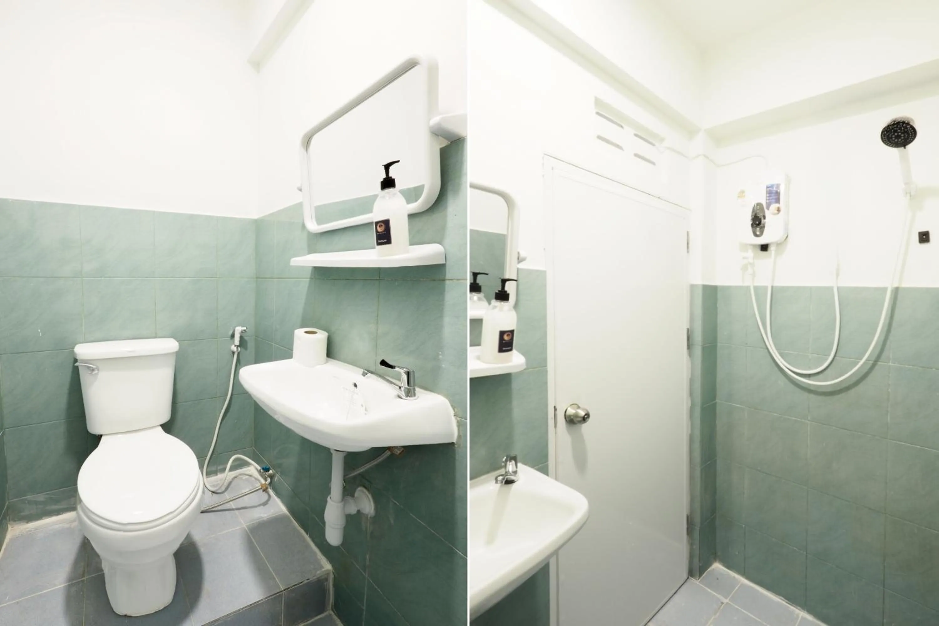 Bathroom in RQ Bangkok Huai Khwang by Collection O