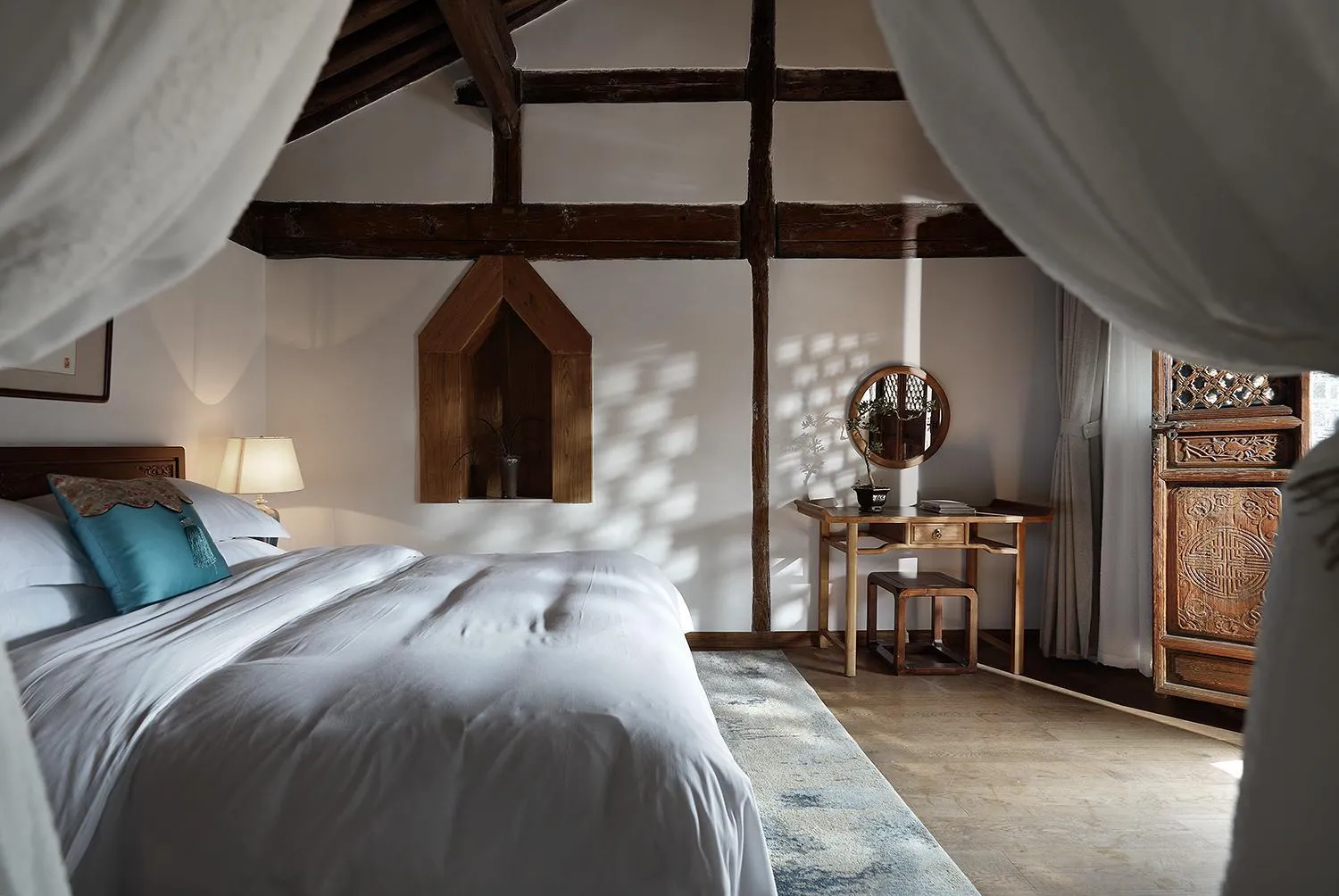 Bedroom, Bed in Tianxifu