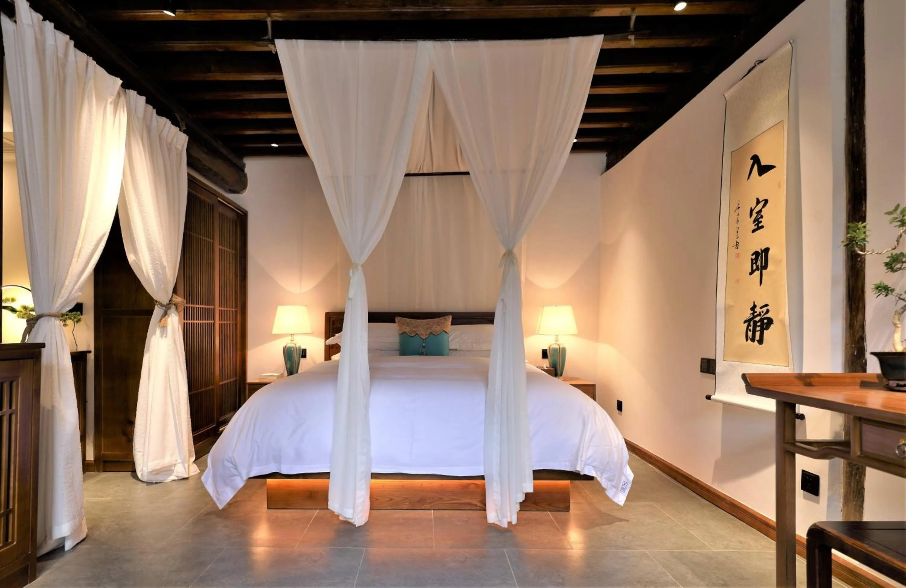 Bedroom, Bed in Tianxifu