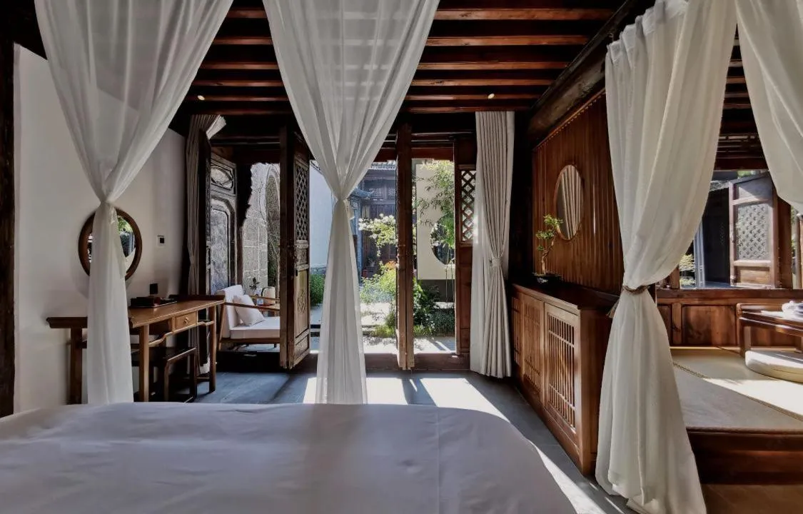 Bedroom, Bed in Tianxifu