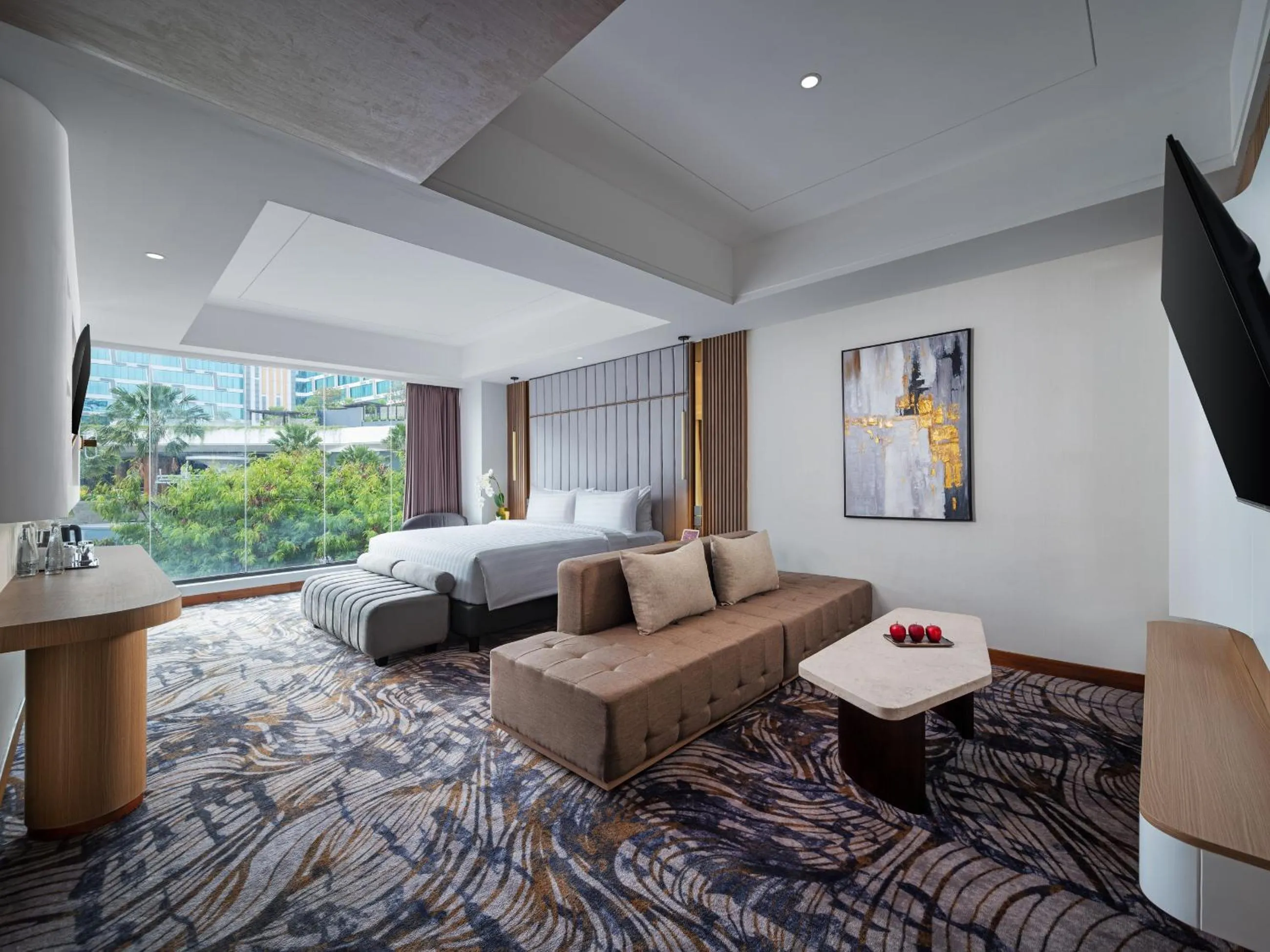 Living room, Bed in Aston Gejayan Yogyakarta Hotel & Conference Center