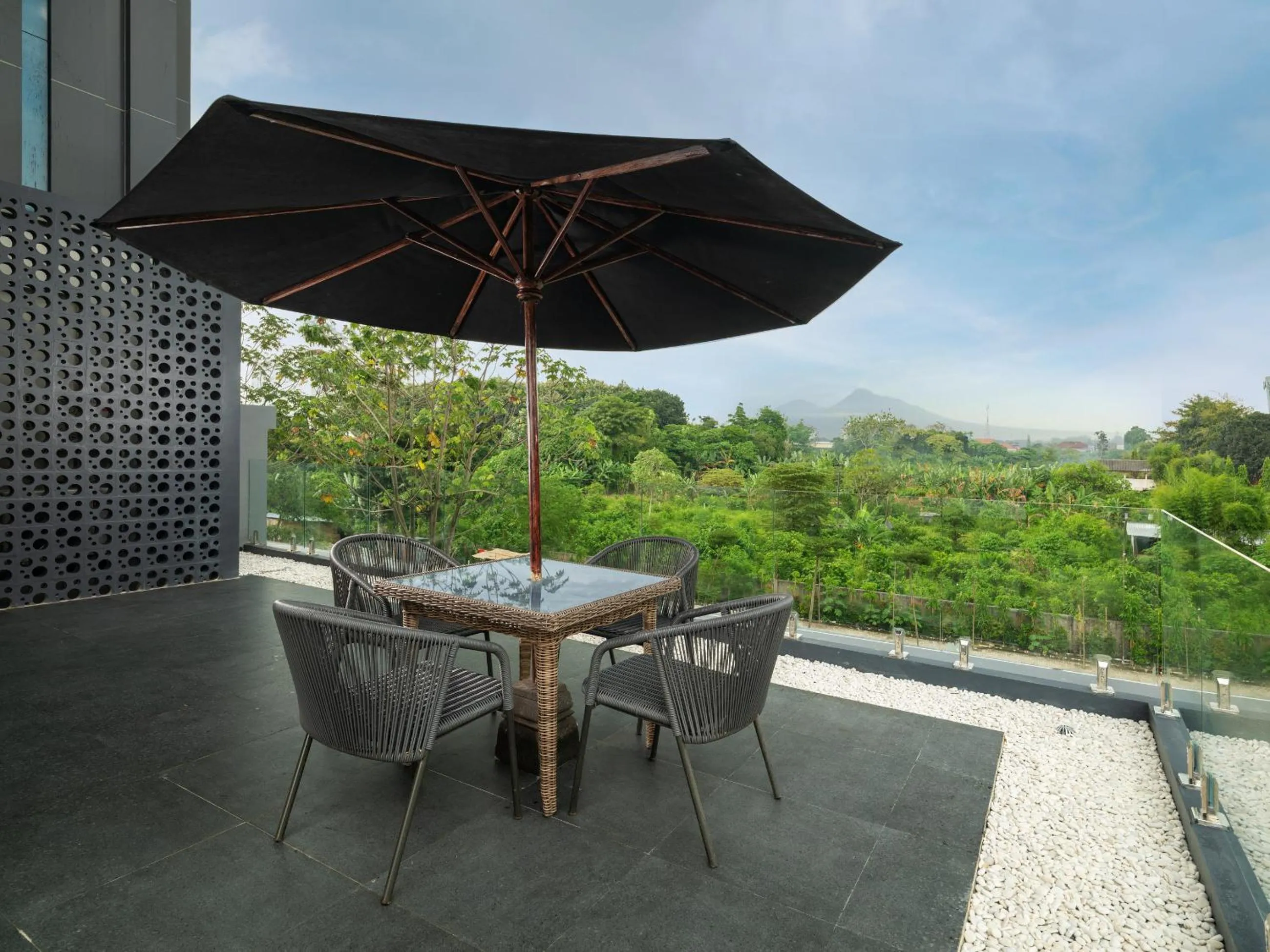 Balcony/Terrace in Aston Gejayan Yogyakarta Hotel & Conference Center