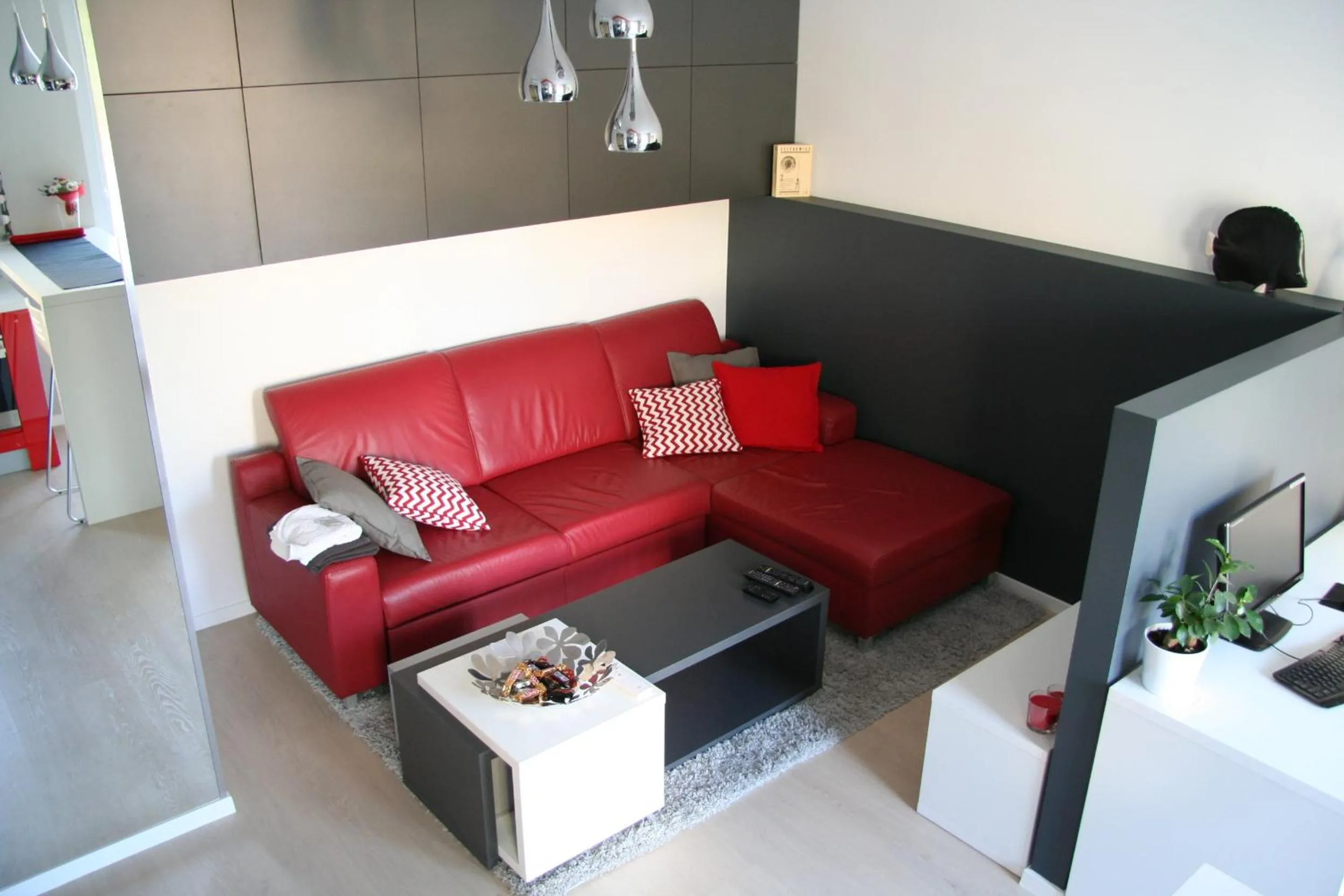 Seating area in RGB studio