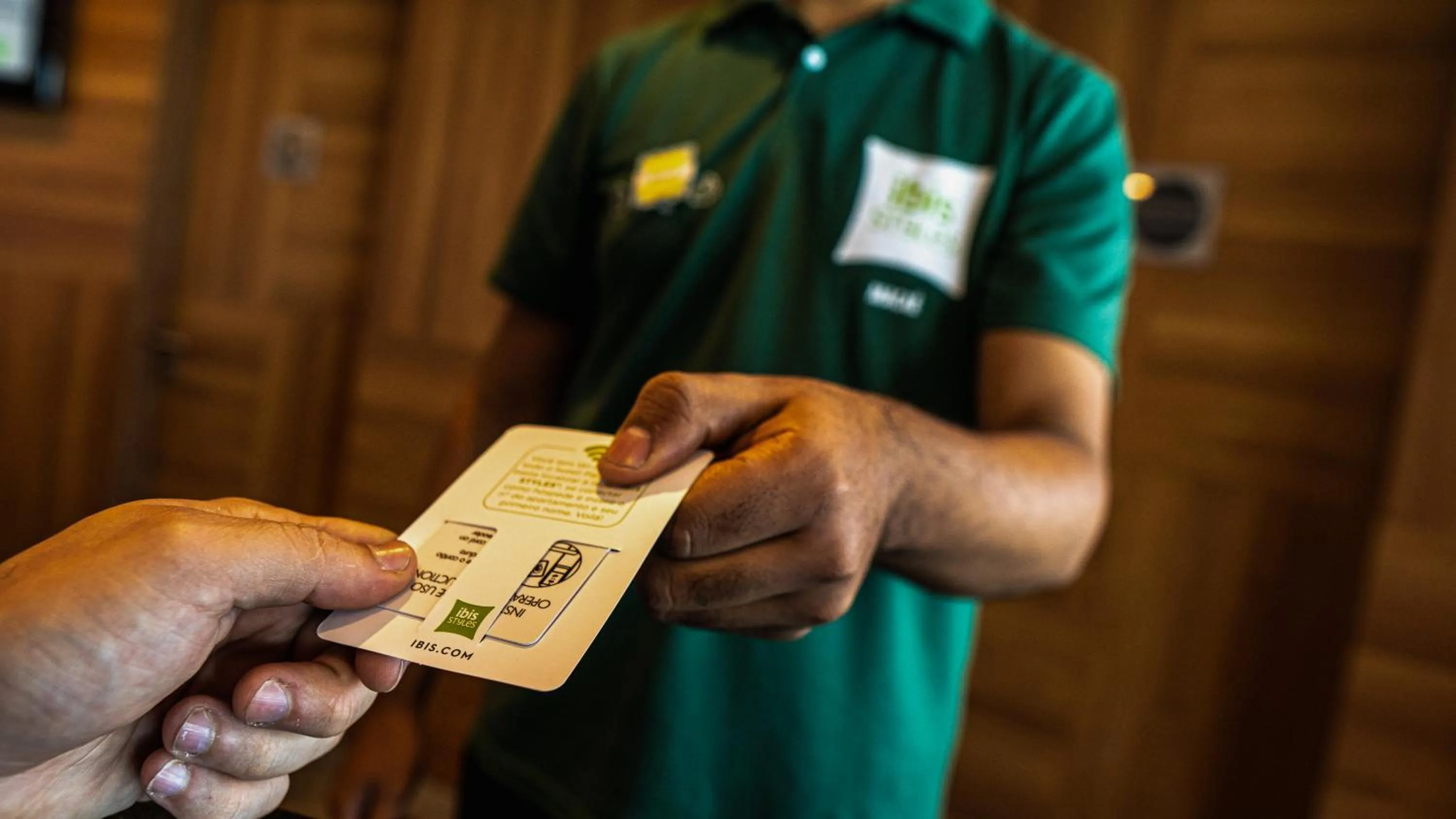 Communal lounge/ TV room in Ibis Styles Macaé
