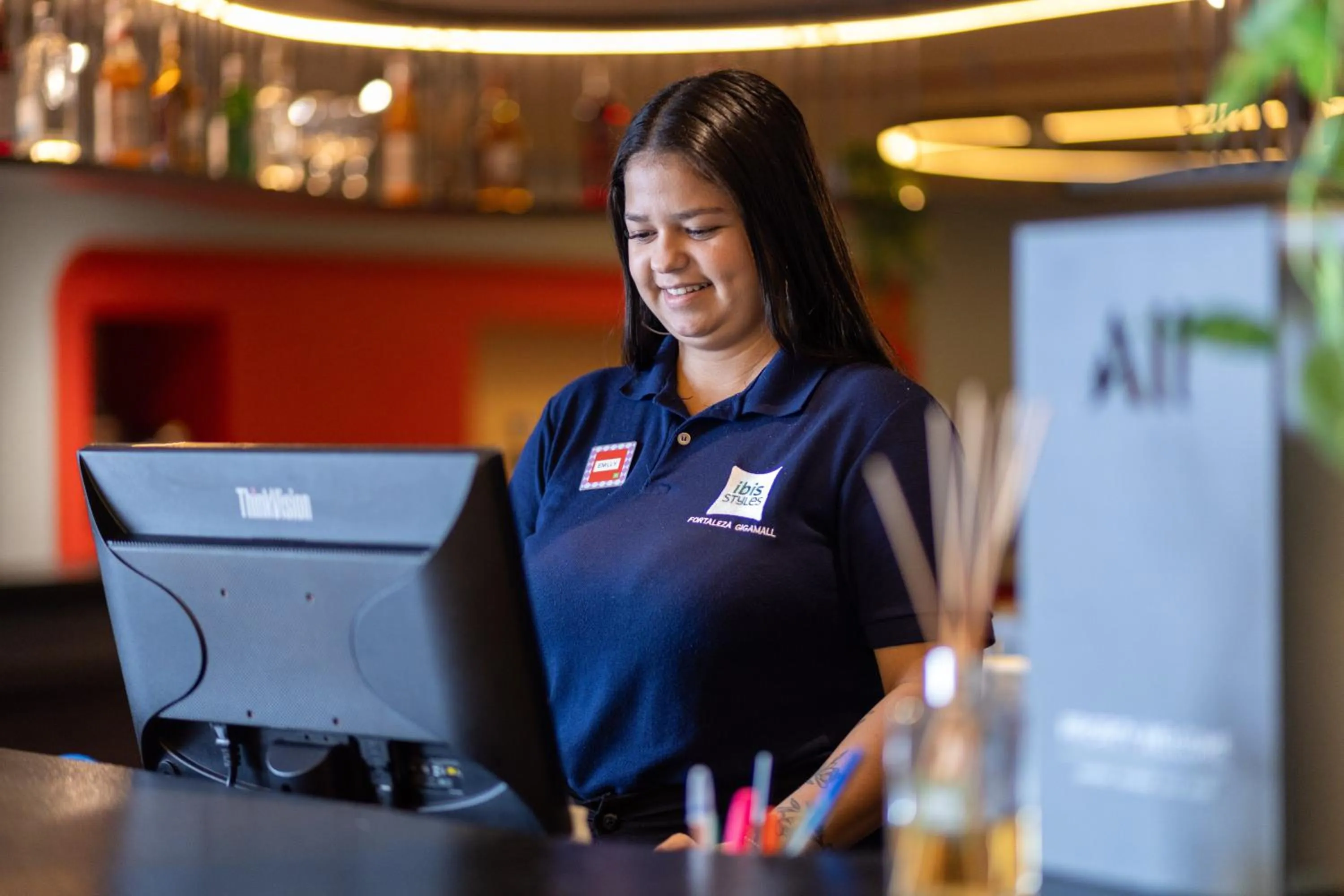 Lobby or reception in ibis Styles Fortaleza Shopping Giga Mall