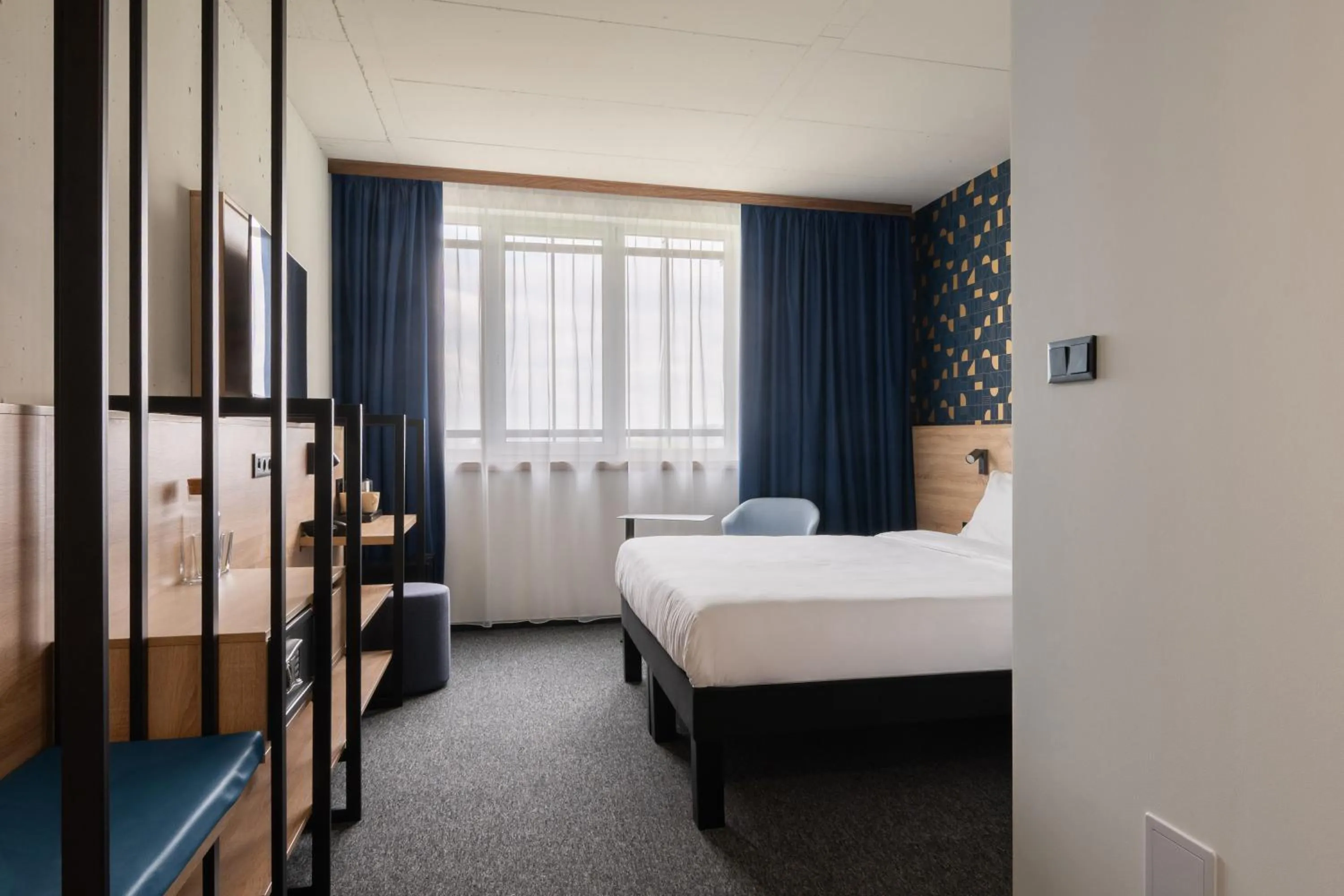 Bedroom, Bed in ibis Styles Debrecen Airport