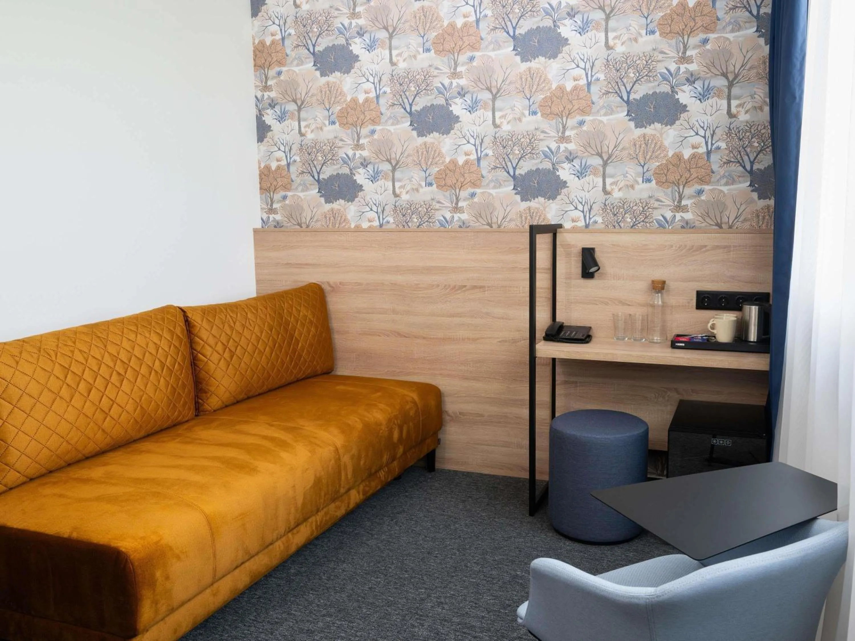 Bedroom in ibis Styles Debrecen Airport