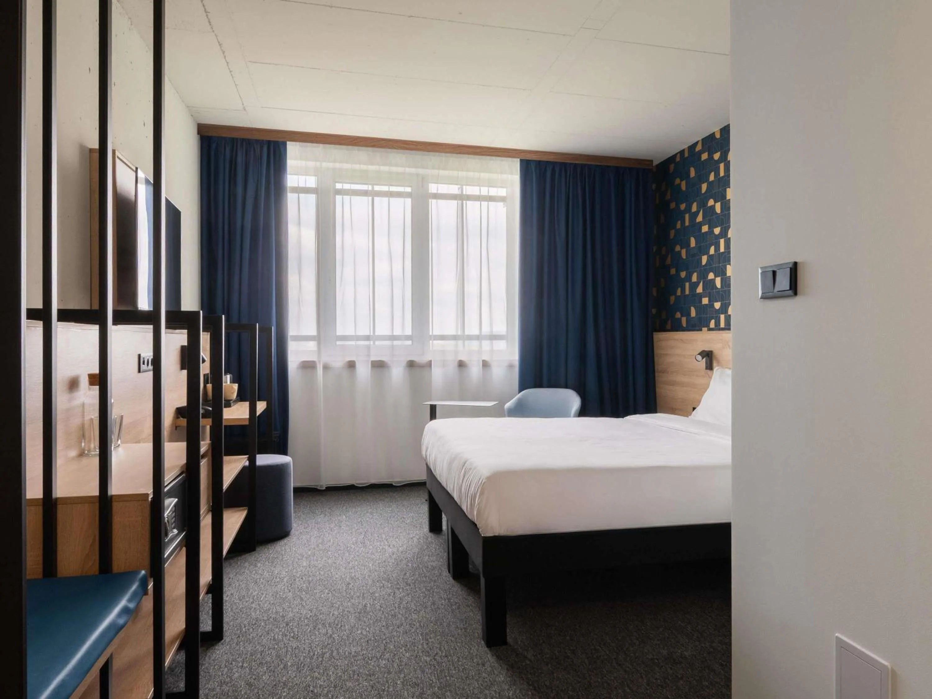 Bedroom, Bed in ibis Styles Debrecen Airport