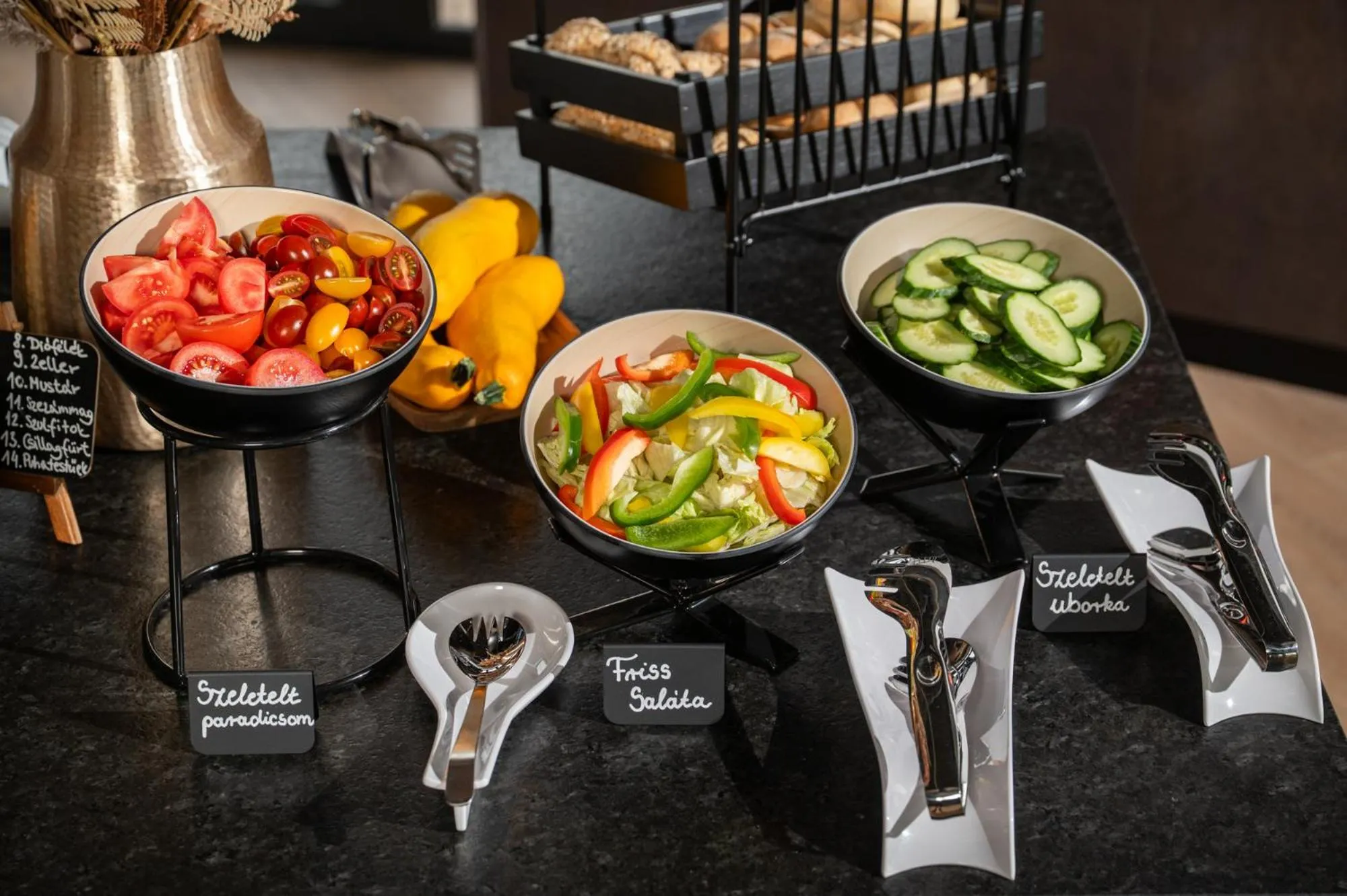 Buffet breakfast in ibis Styles Debrecen Airport