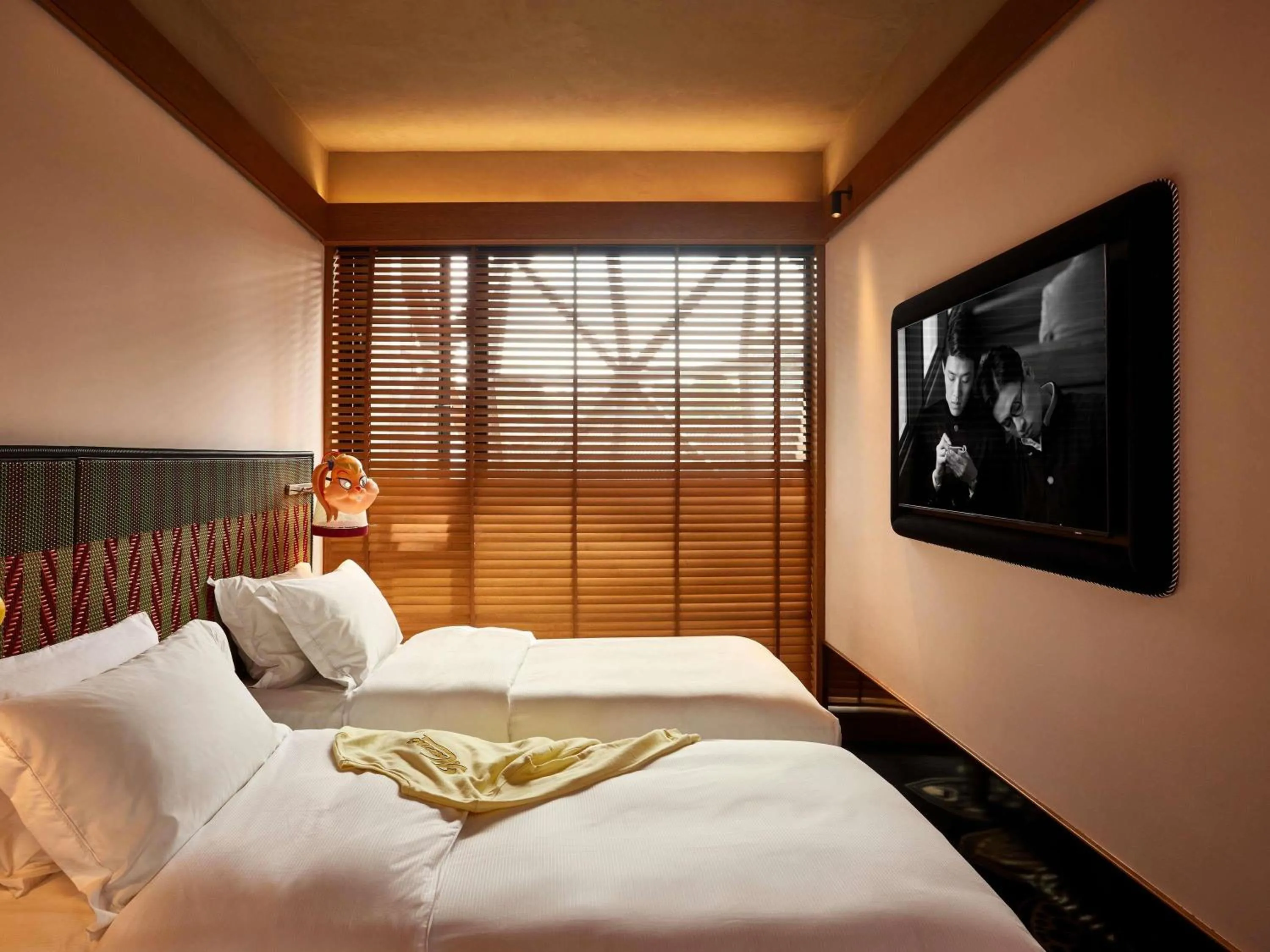 Bedroom, Bed in Mama Shelter Singapore Orchard