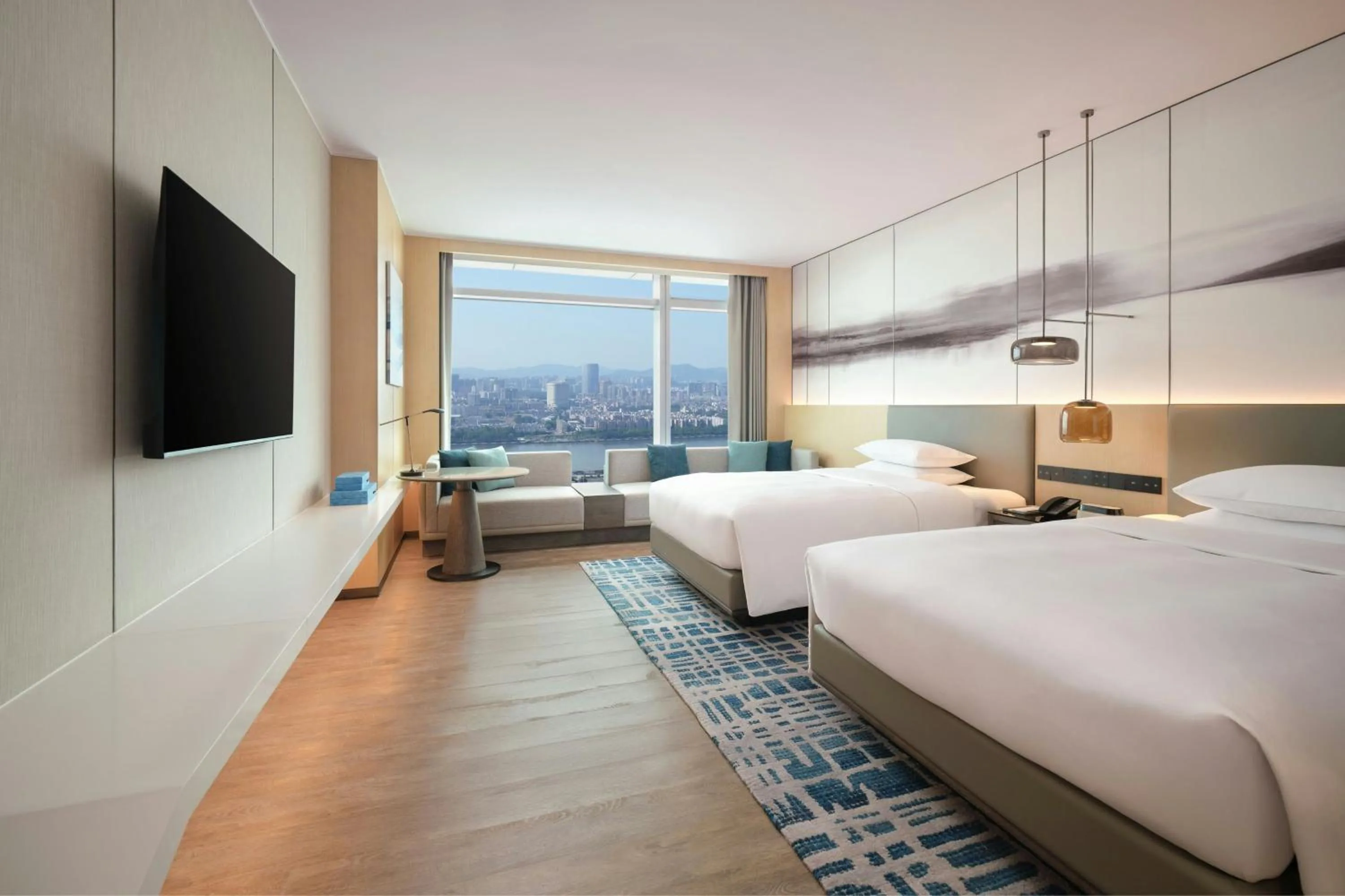 Photo of the whole room, Bed in Courtyard by Marriott Guangzhou Pazhou