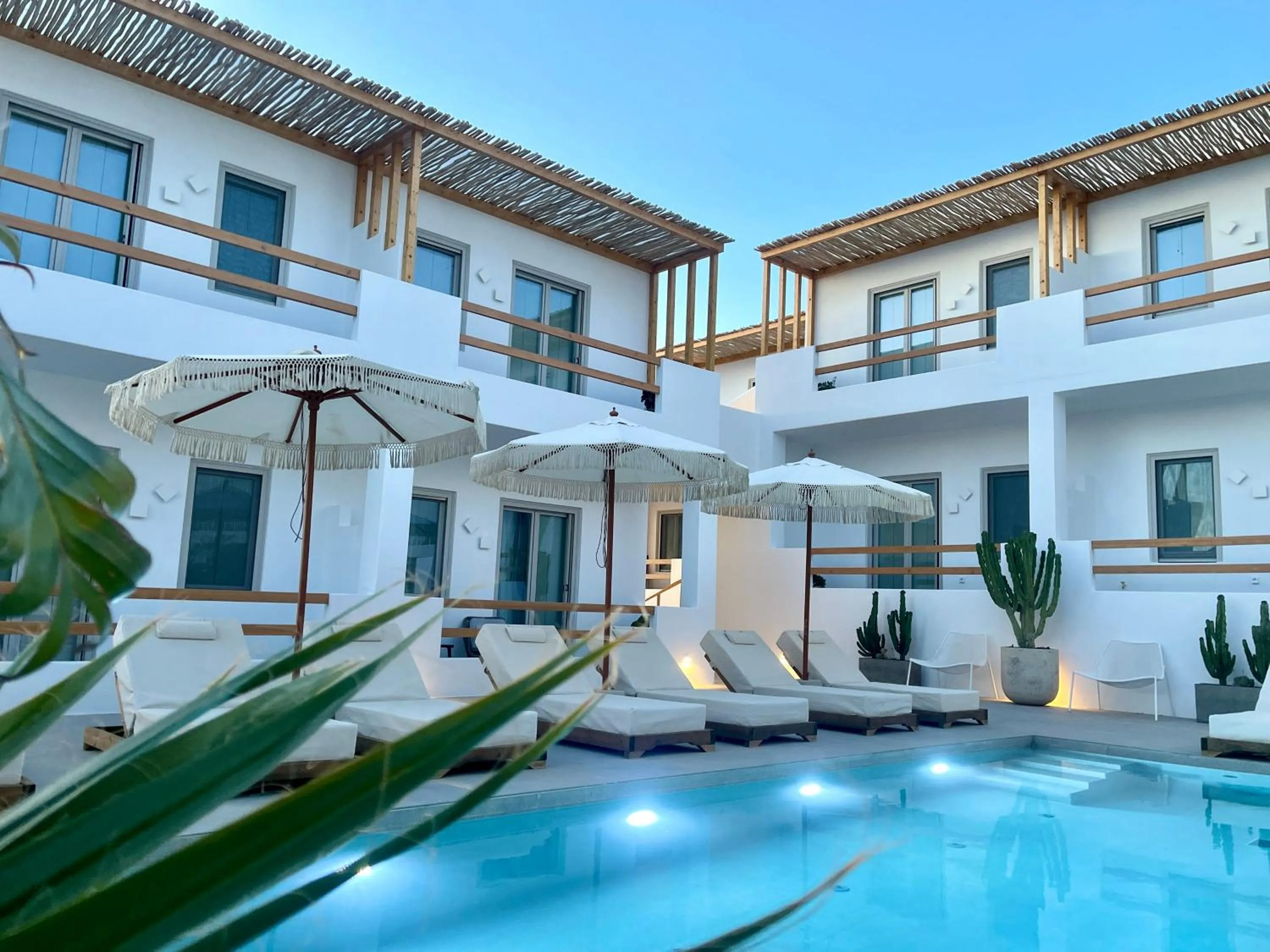 Property building in Mykonos Dot Suites