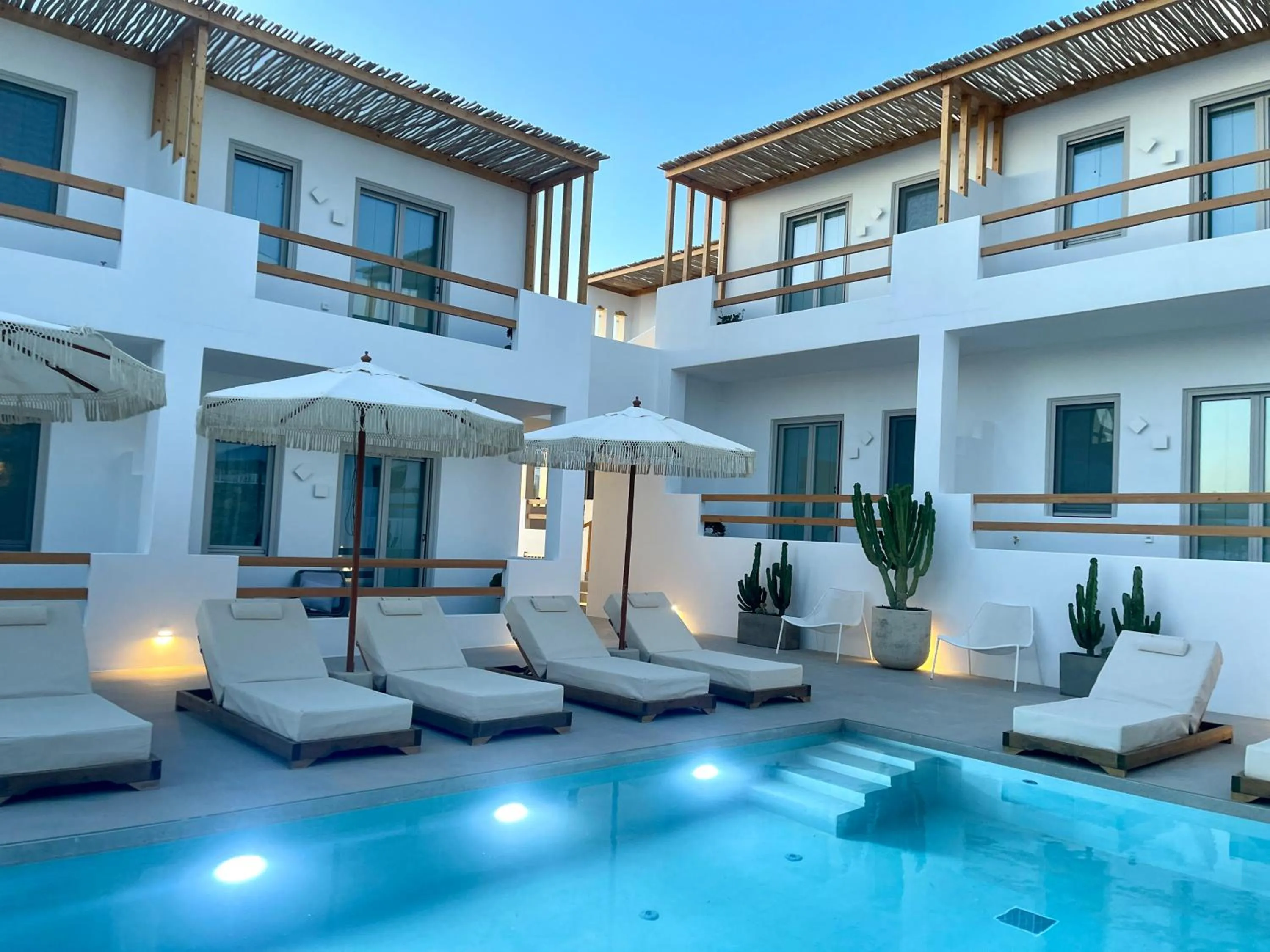 Property building in Mykonos Dot Suites